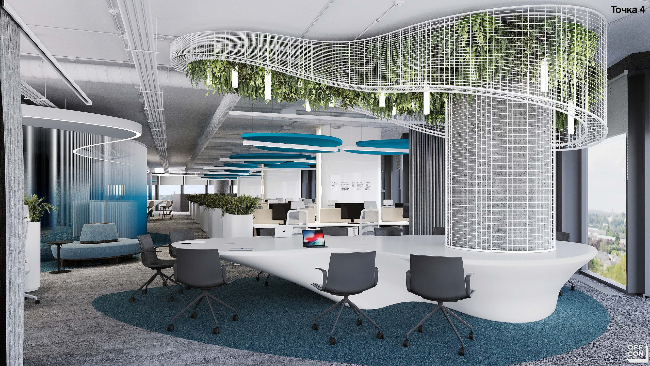 Конкурсная работа для компании Х5. Архитектура и интерьер