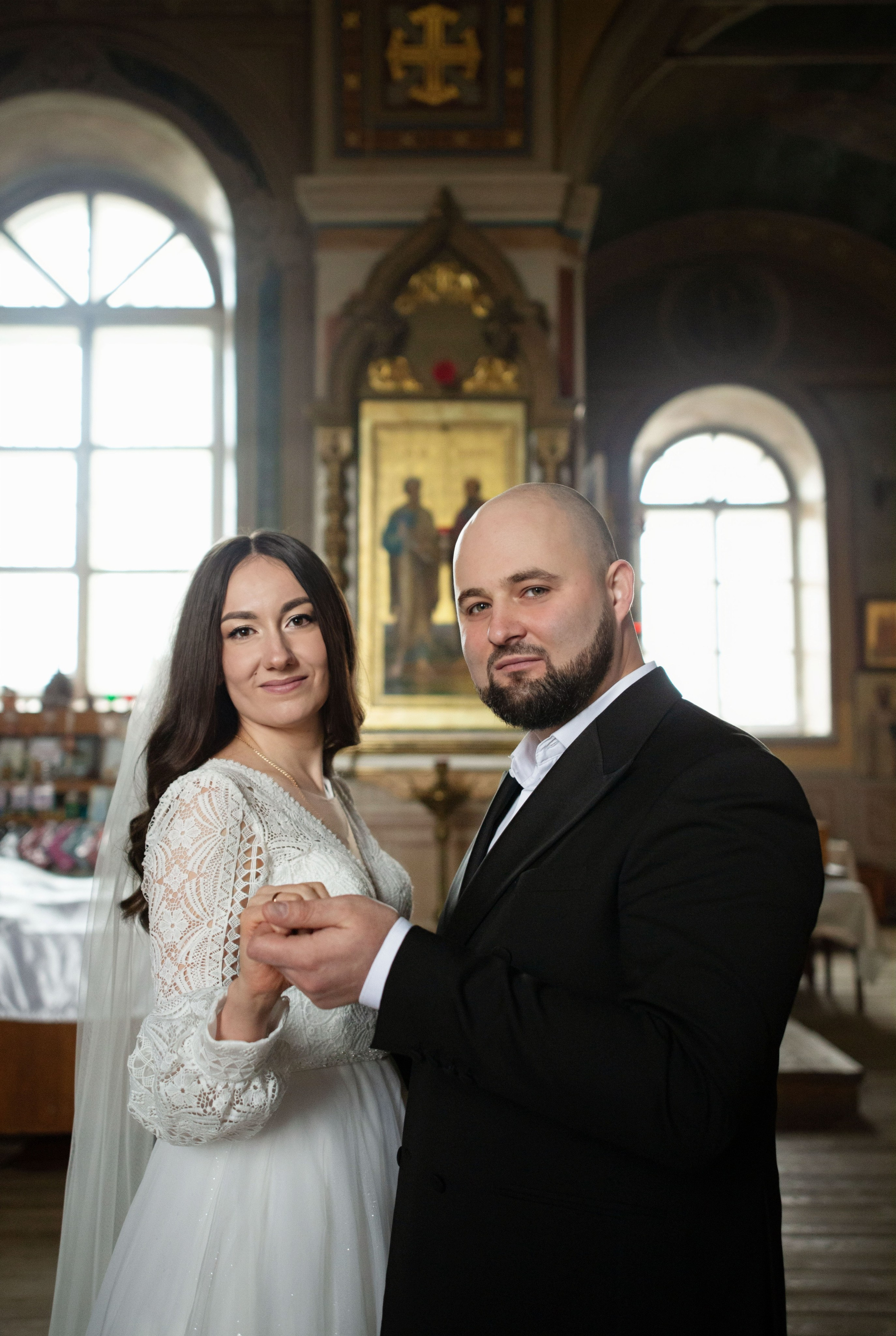 Венчание Дмитрий и Елена Воскресенский храм. Семейный и детский фотограф Анна Петракова