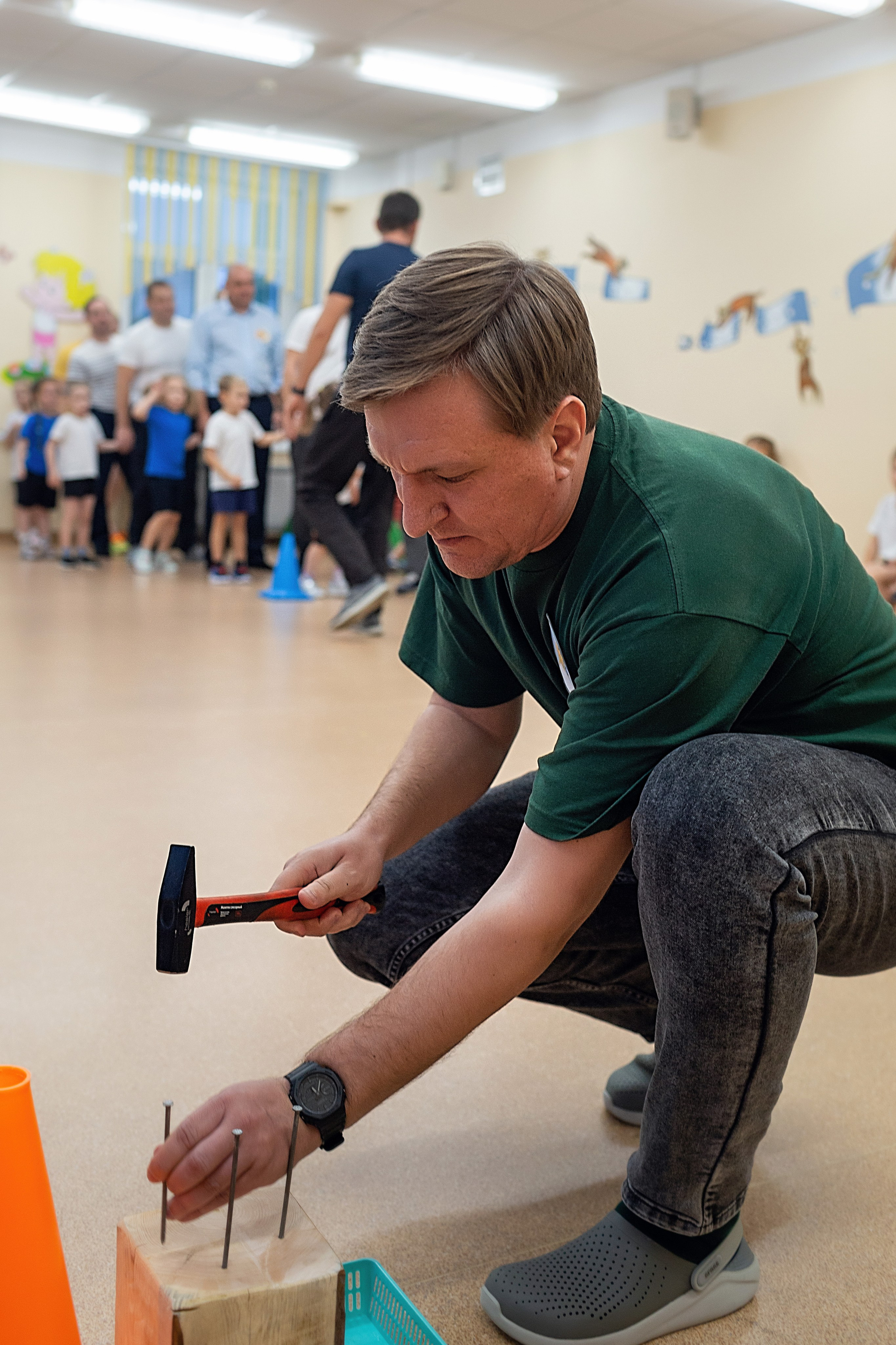 День пап в детском саду_2024. Семейный фотограф в Санкт-Петербурге