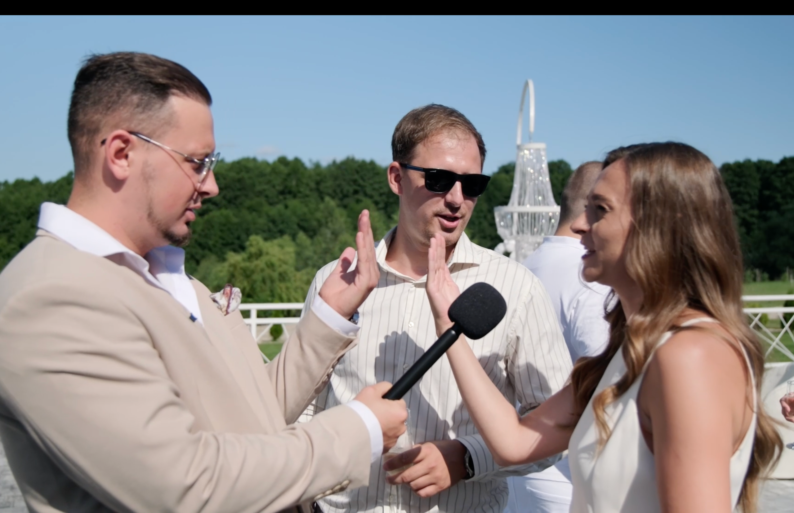 Wedding SDE interview / Agneshka & Kader. Репортажный видеограф Илья Сухоносиик
