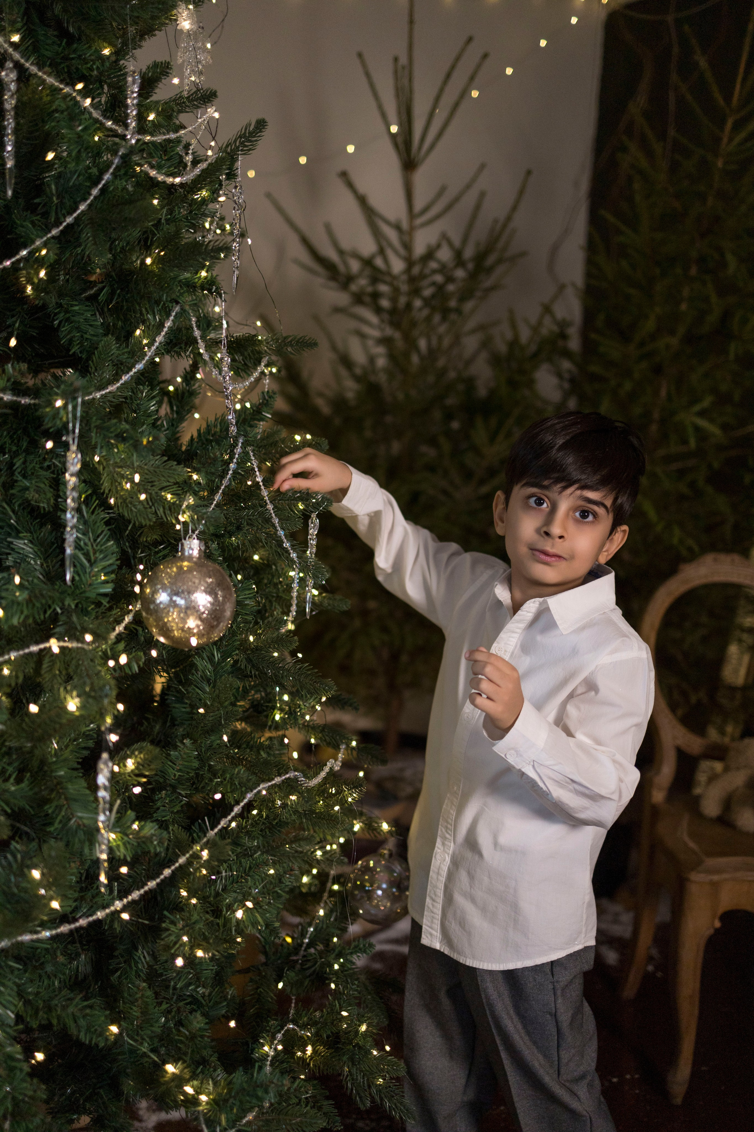 Братик и сестричка в Новый год. Фотограф в Одинцово и Москве Анастасия Летовальцева