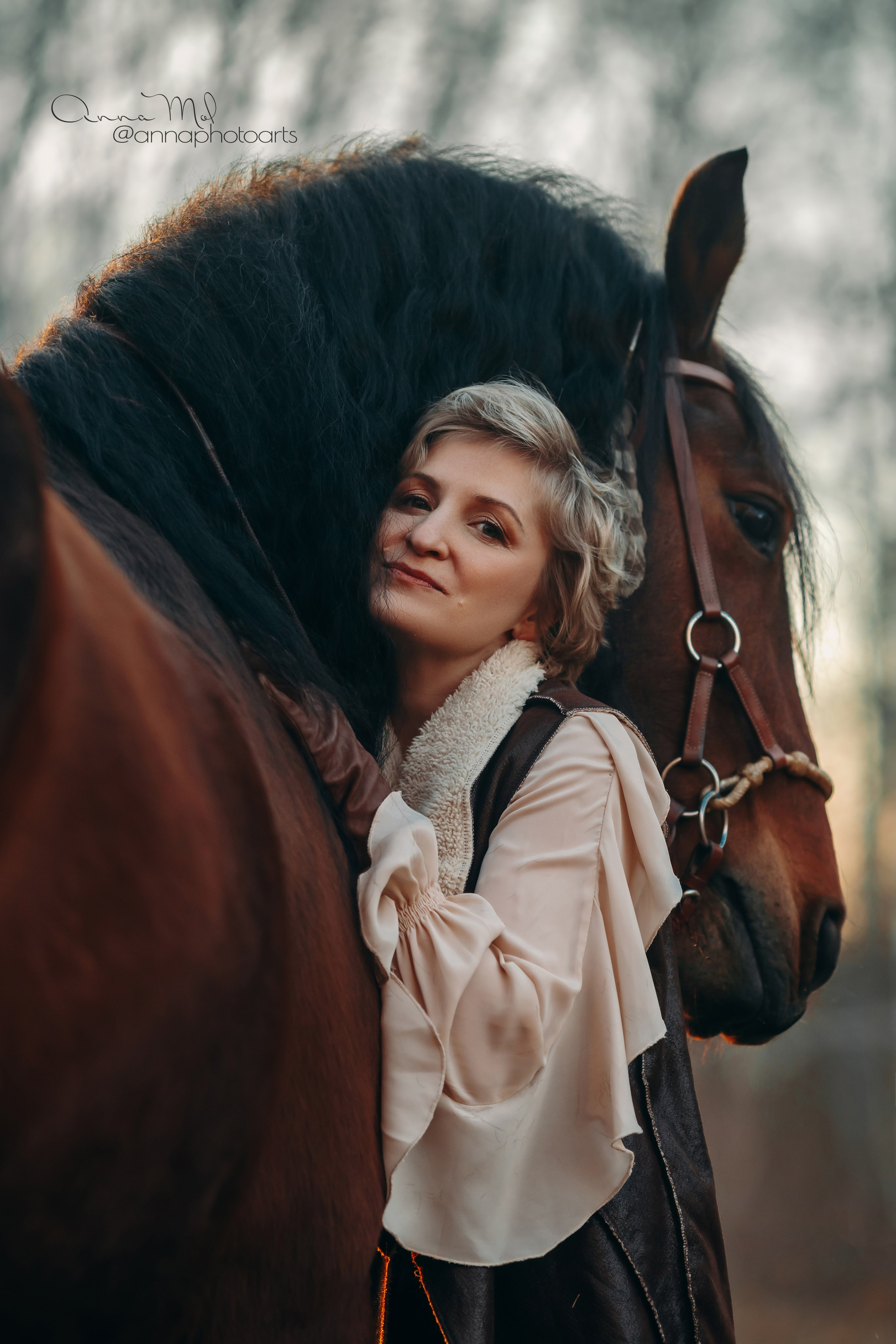 Наталья и Талисман. Анна Молчанова конный фотограф в Тюмени | фотосессии с лошадьми Тюмень
