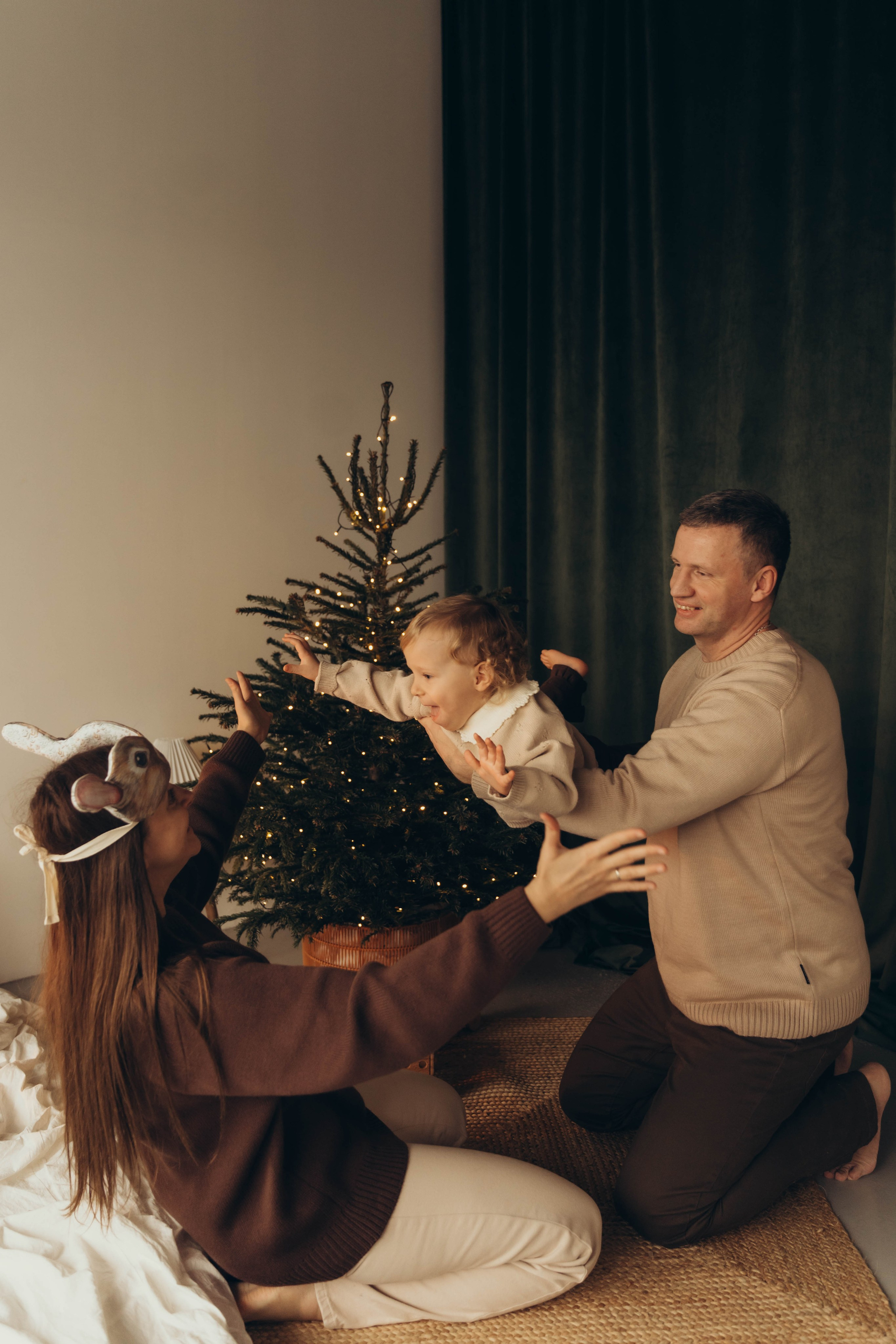 Екатерина, Николай и малышка Аня