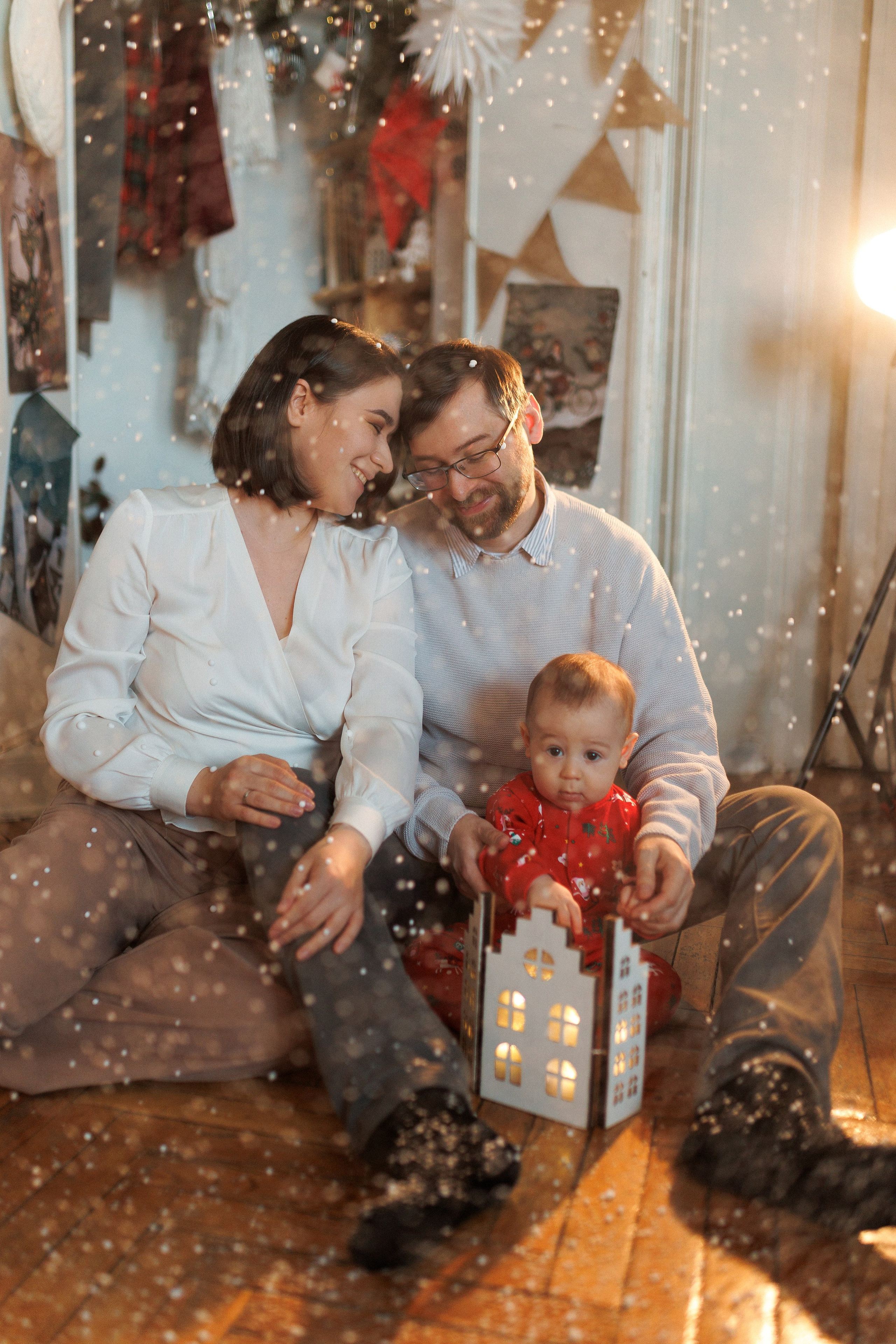 Олег, Анастасия и маленький Костя. Настя Оленченко, портретный/семейный фотограф на цифру и плёнку Москва
