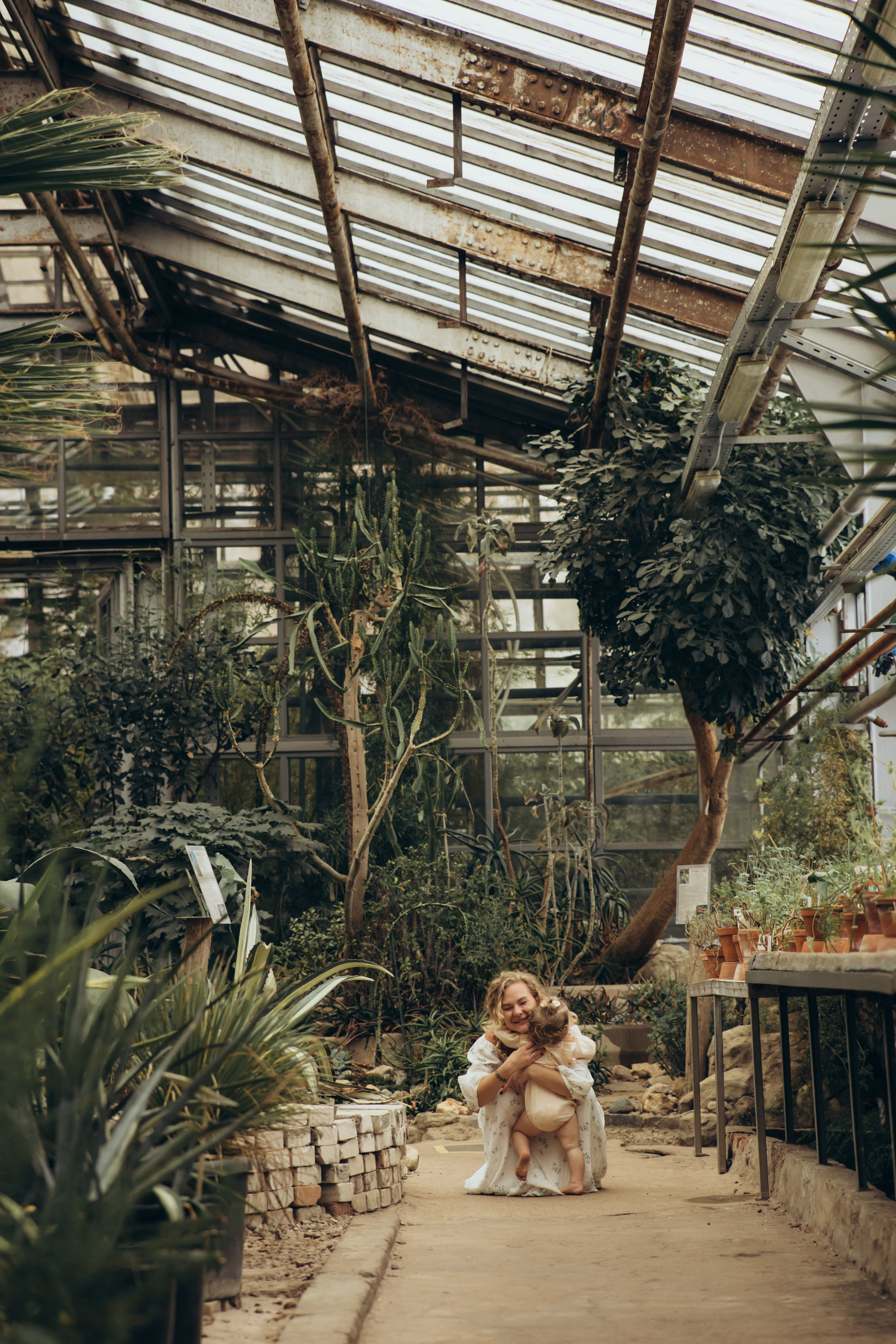 В оранжерее. Семейный фотограф Москва Юлиана Фетисова