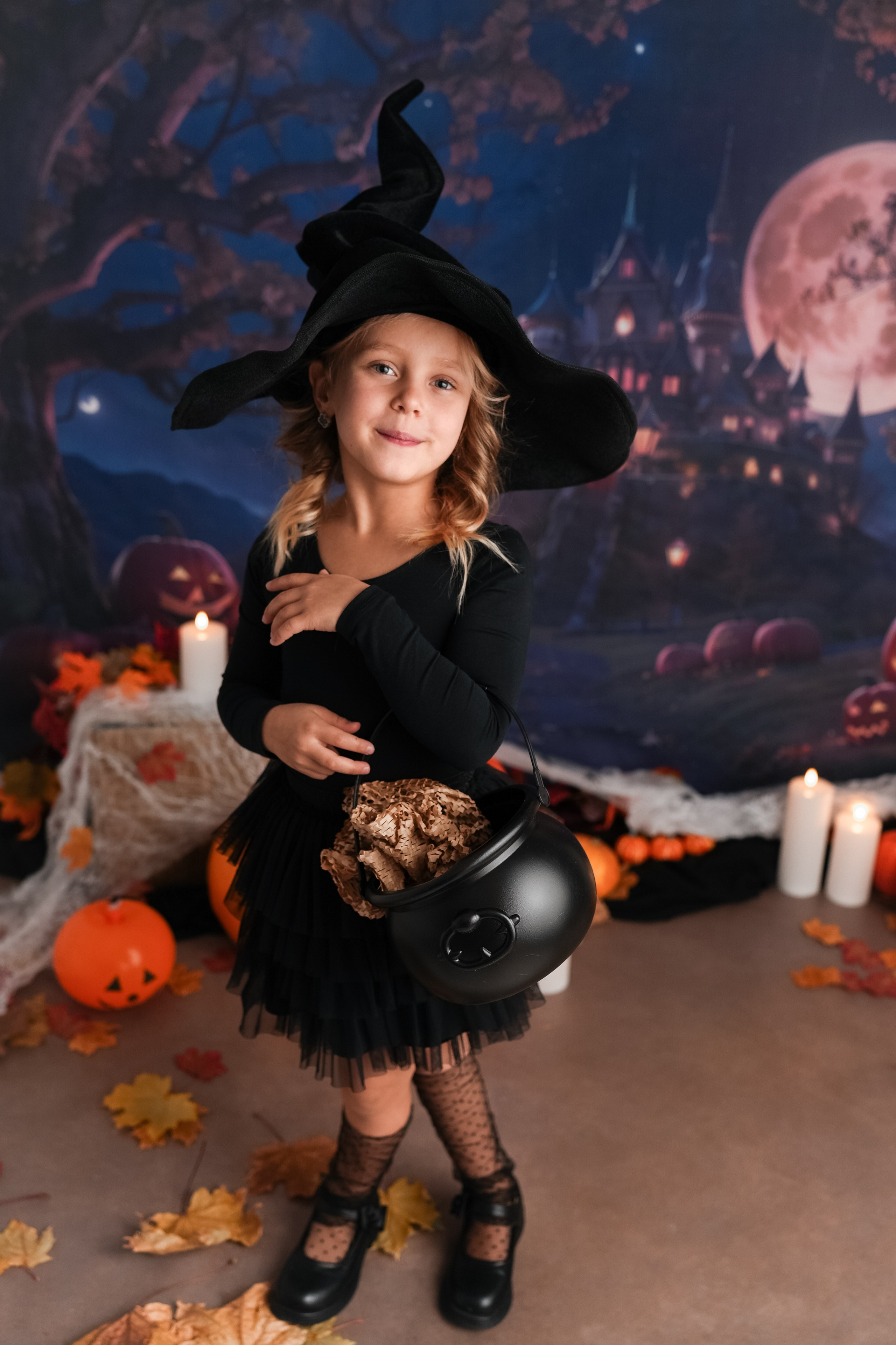 Проект Хэллоуин. Фотограф новорожденных и детский фотограф в Екатеринбурге Ксени