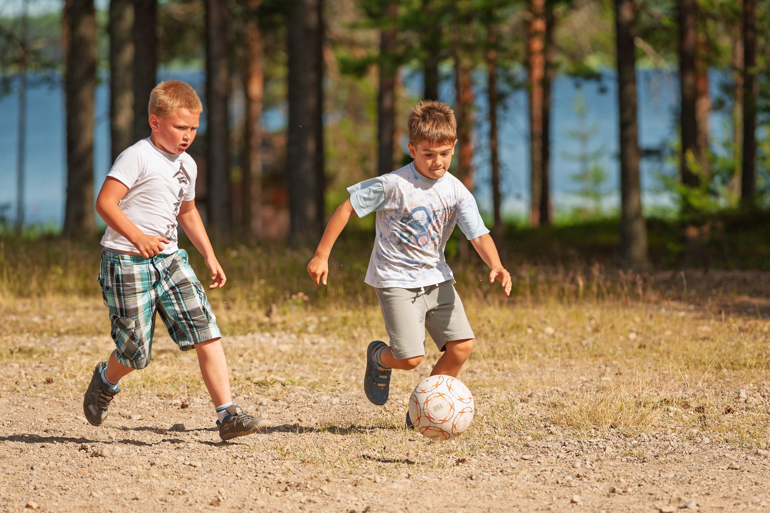 Летние тренировочные боры Школы Боевых Искусств «МОН» 2012 г. Карелия, футбол