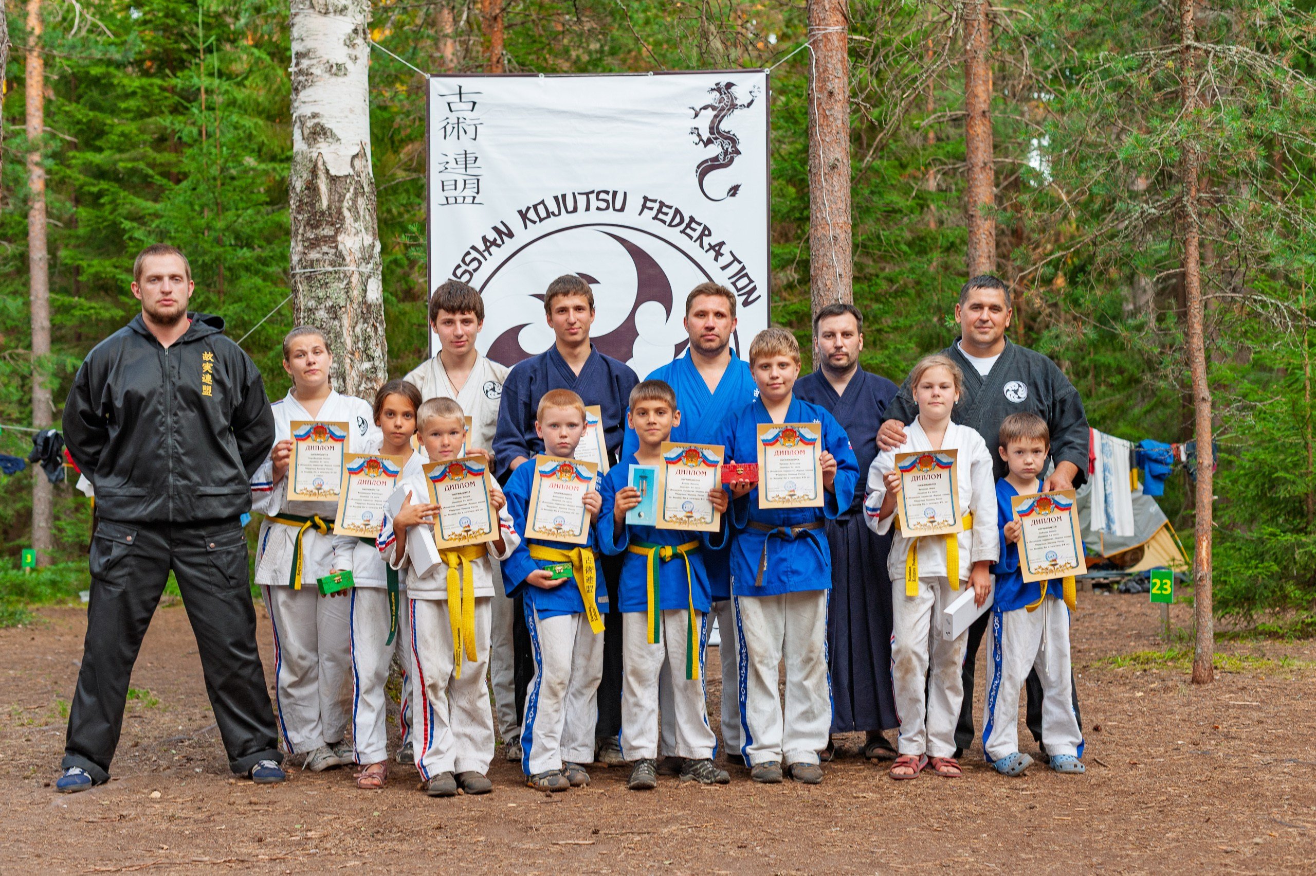 Летние тренировочные боры Школы Боевых Искусств «МОН», Валдай 2011 г. призёры соревнований