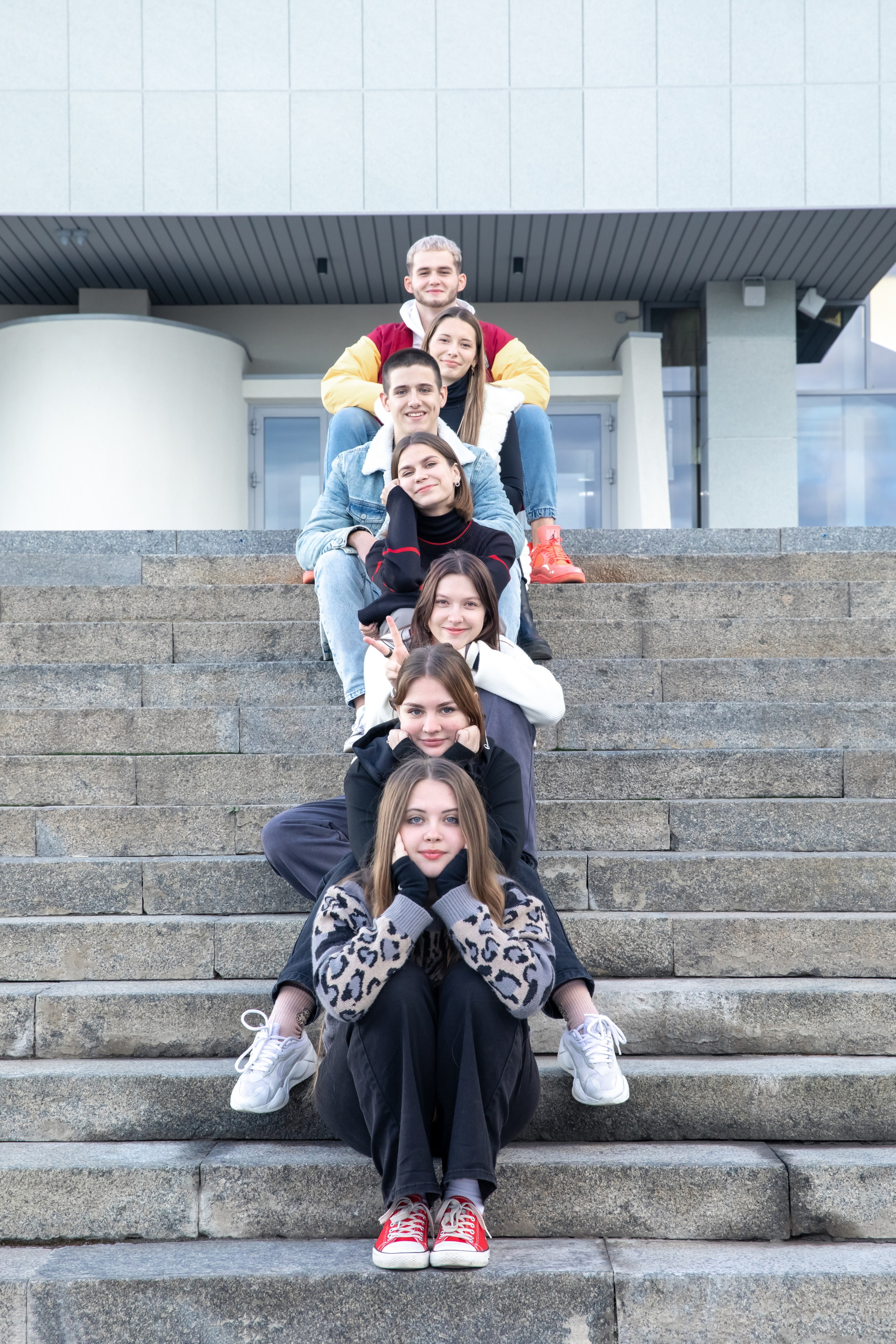 Фотосессия школьников в парке. Выпускные альбомы Евгении Виноградовой г. Липецк