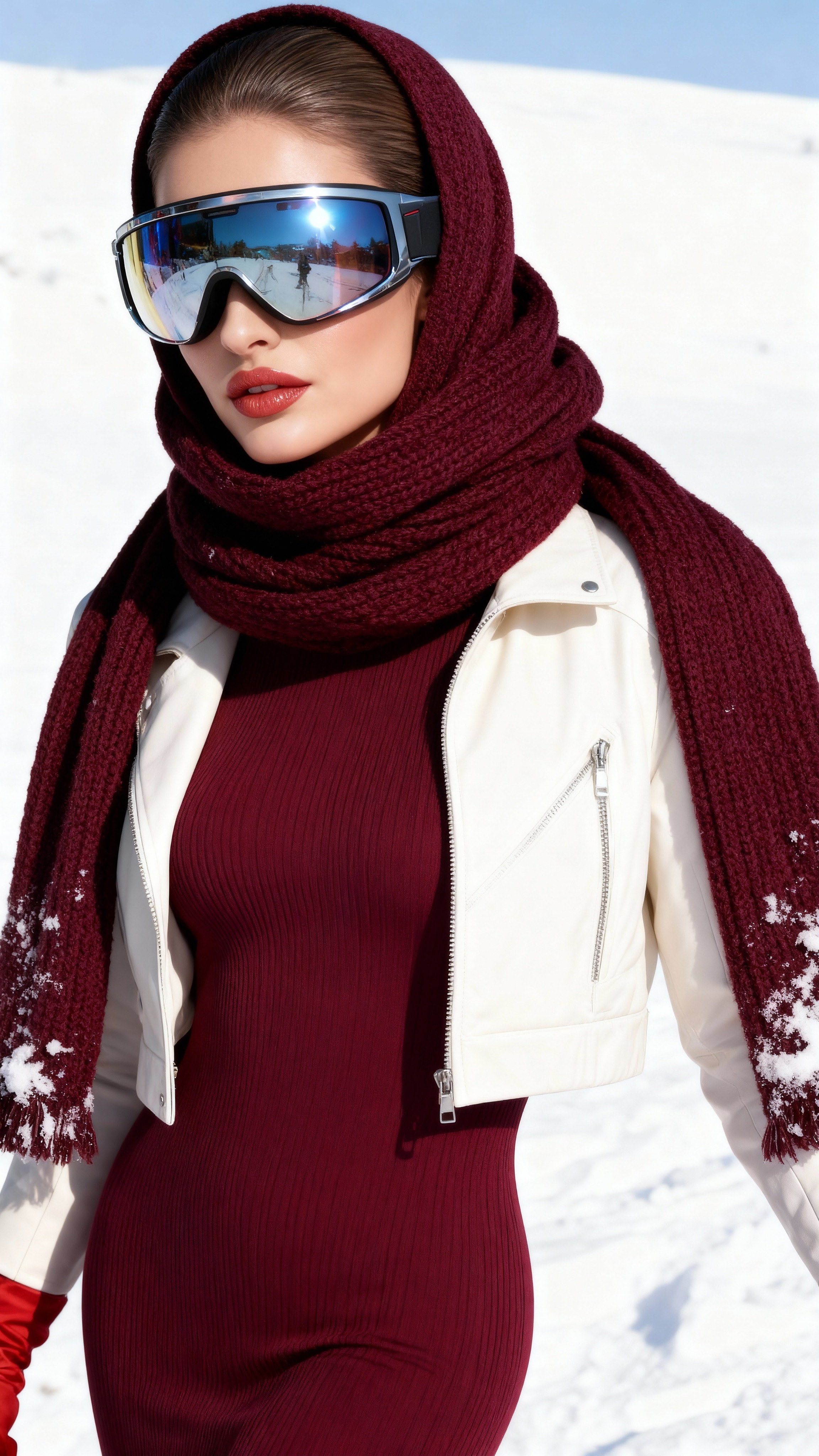 Зимняя фотосессия. AI-фотограф — Ольга Герман. Нейрофотосессии, уникальные цифровые портреты и образы будущего