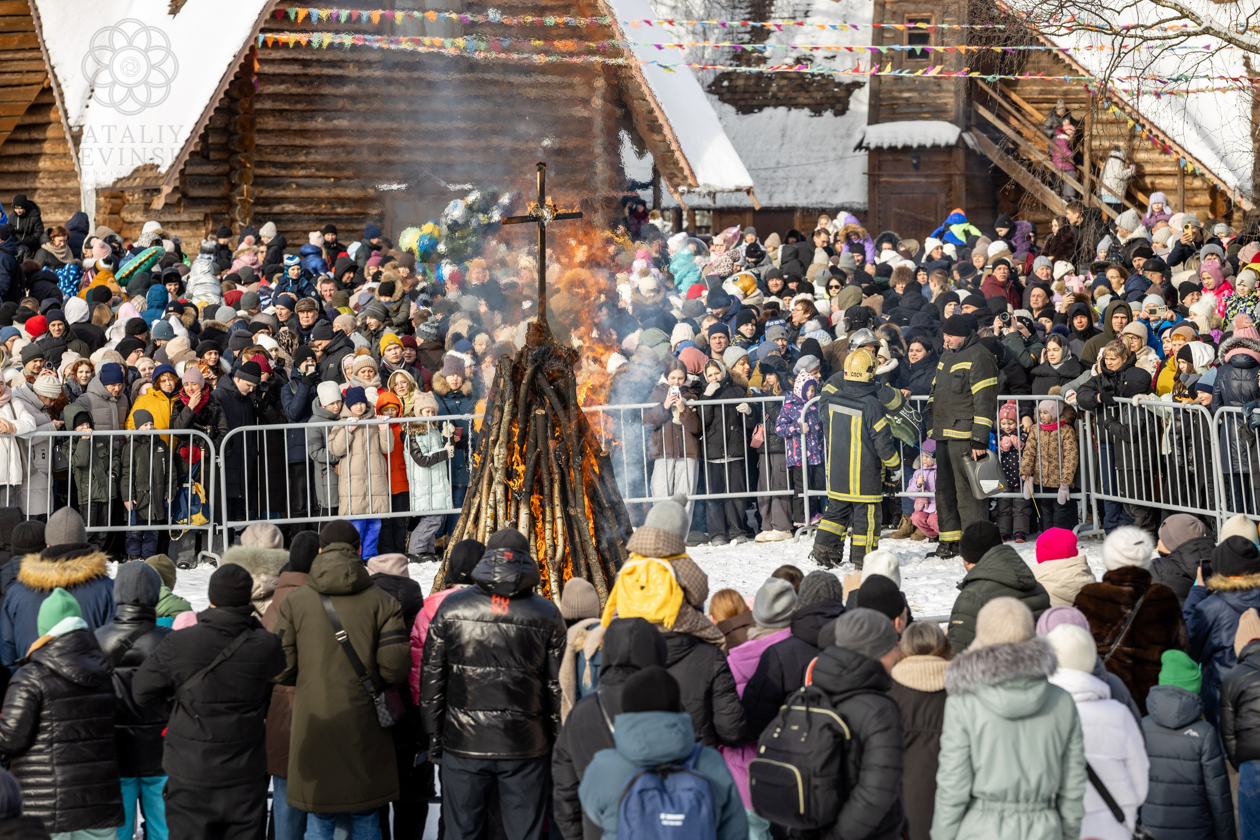 Празднование Масленицы в Берендеевке. Портретный фотограф в Костроме Наталия Клевинскас