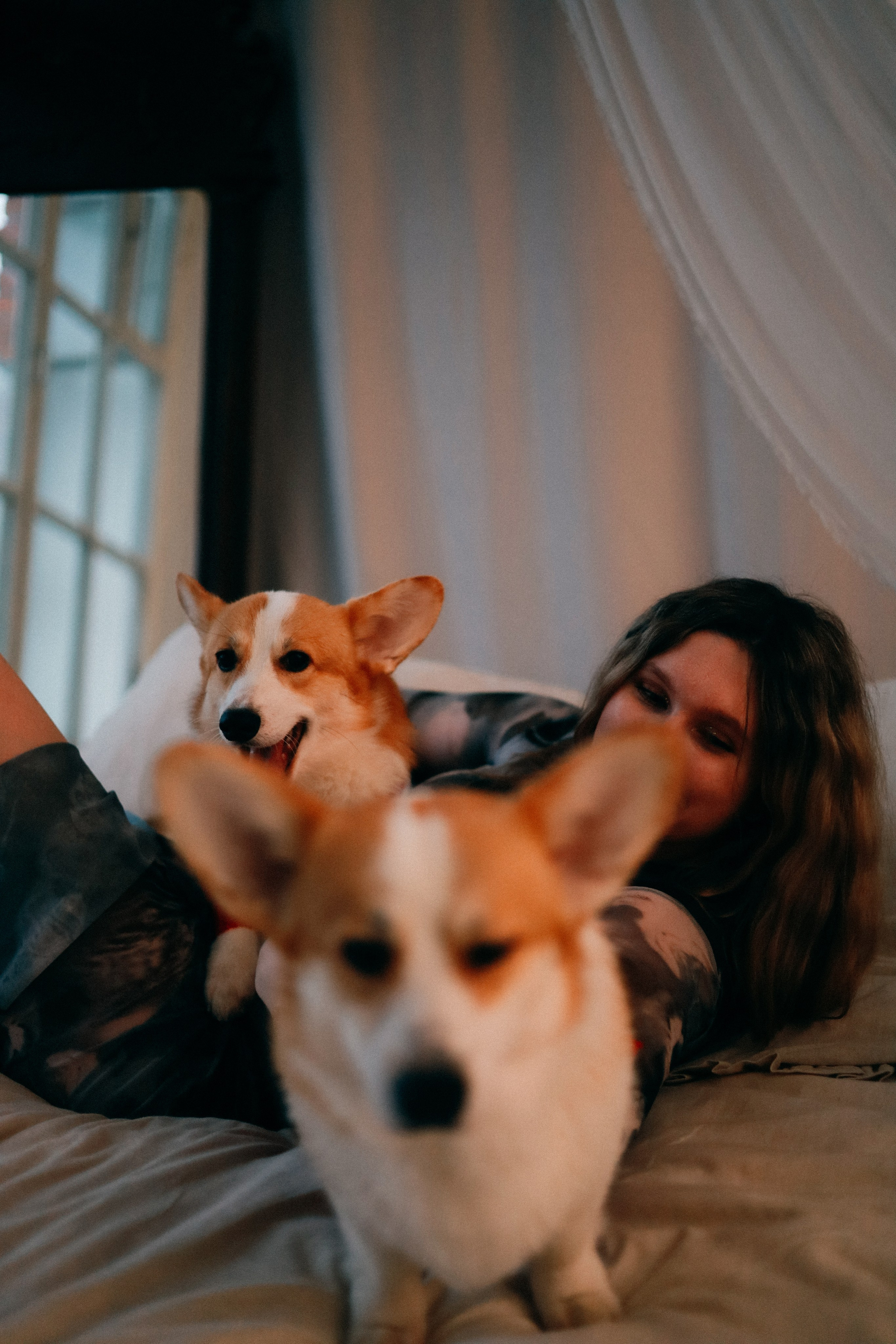 Оля, Антон и сыновья. Фотограф София Комкина