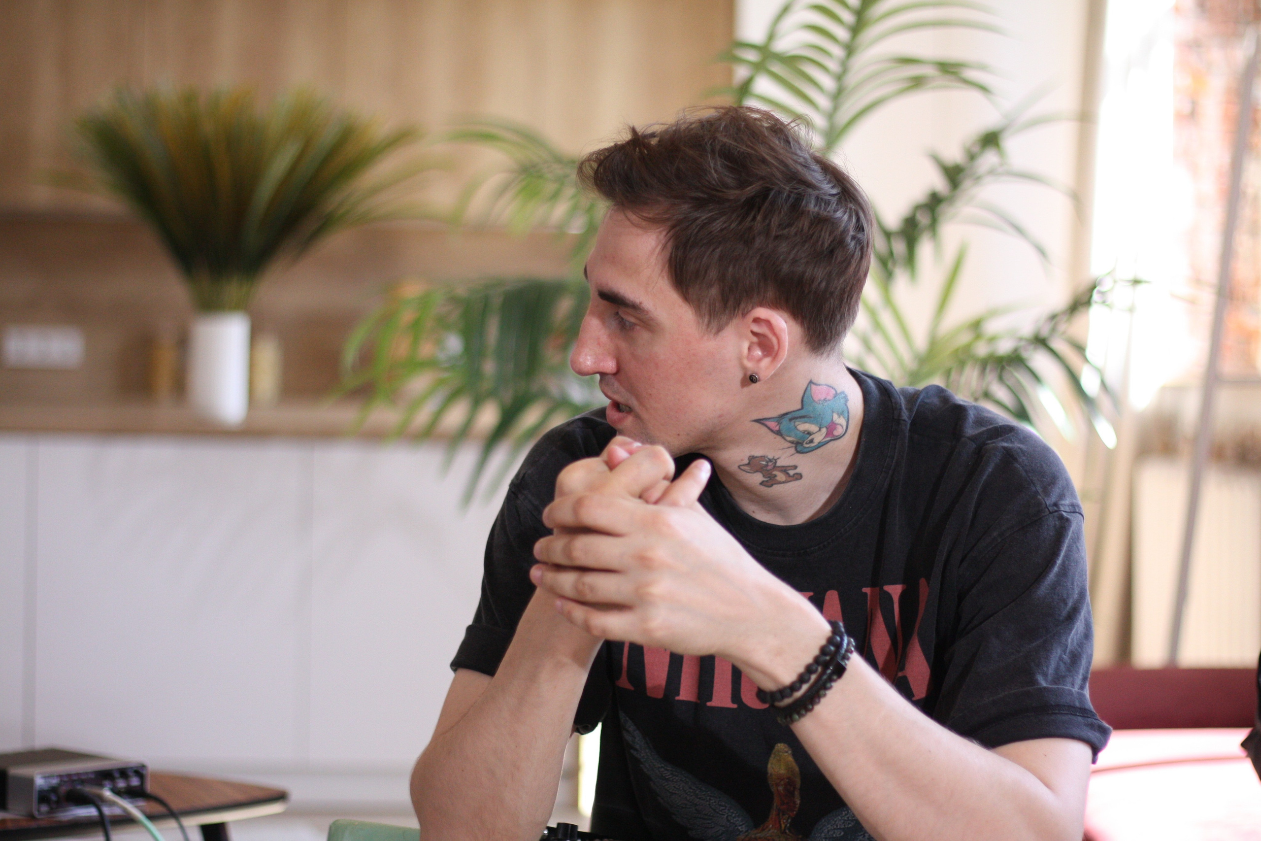 Репортаж музыкального подкаста «Карточный домик». Портретные и творческие съемки Санкт-Петребург