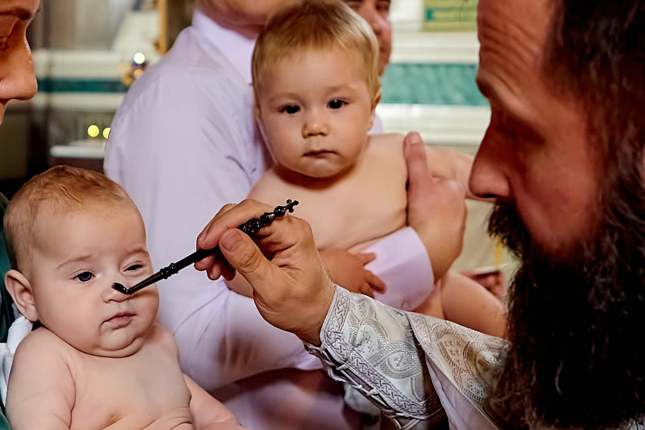 Елеепомазывание в Крещении