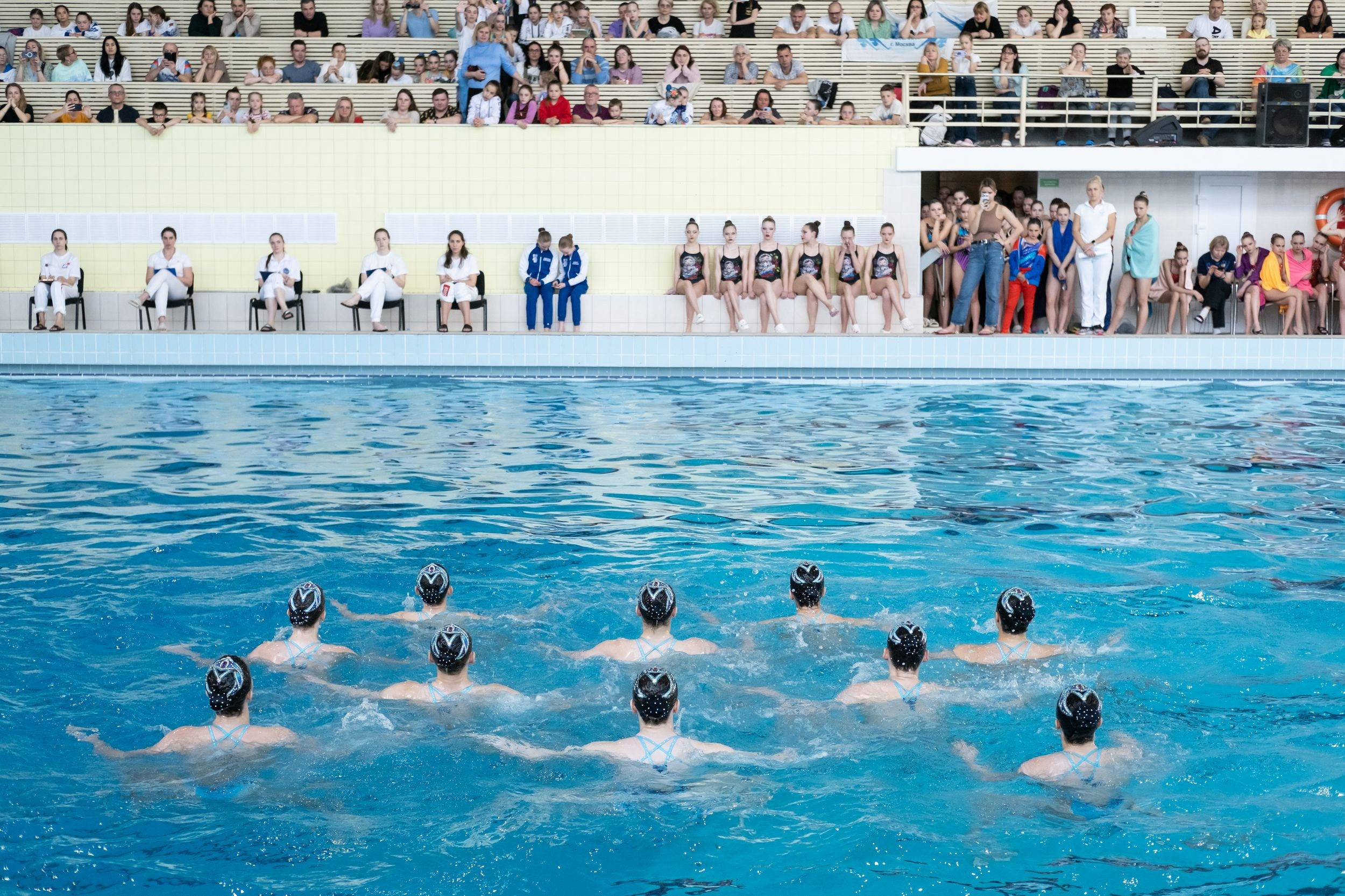 Первенство ЦФО по синхронному плаванию (16 апреля 2023). Репортажный фотограф Алексей Пирязев