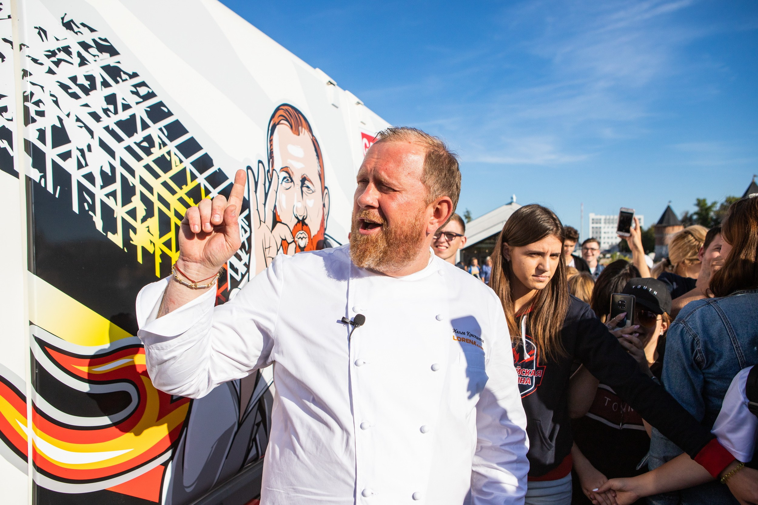 Константин Ивлев приехал в Тулу в рамках гастрономического тура (28 августа 2019). Репортажный фотограф Алексей Пирязев