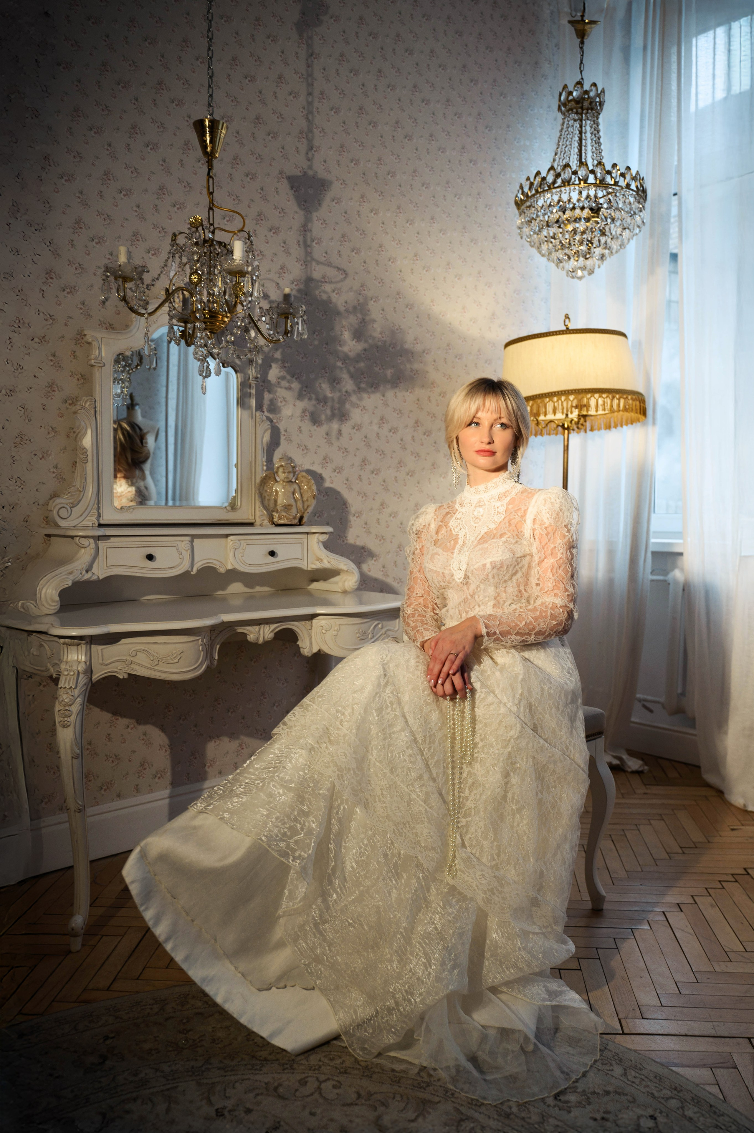 Ретро фотосессия для Алены. Портретный и Фитнес фотограф в Москве Владислава Рыбалкина