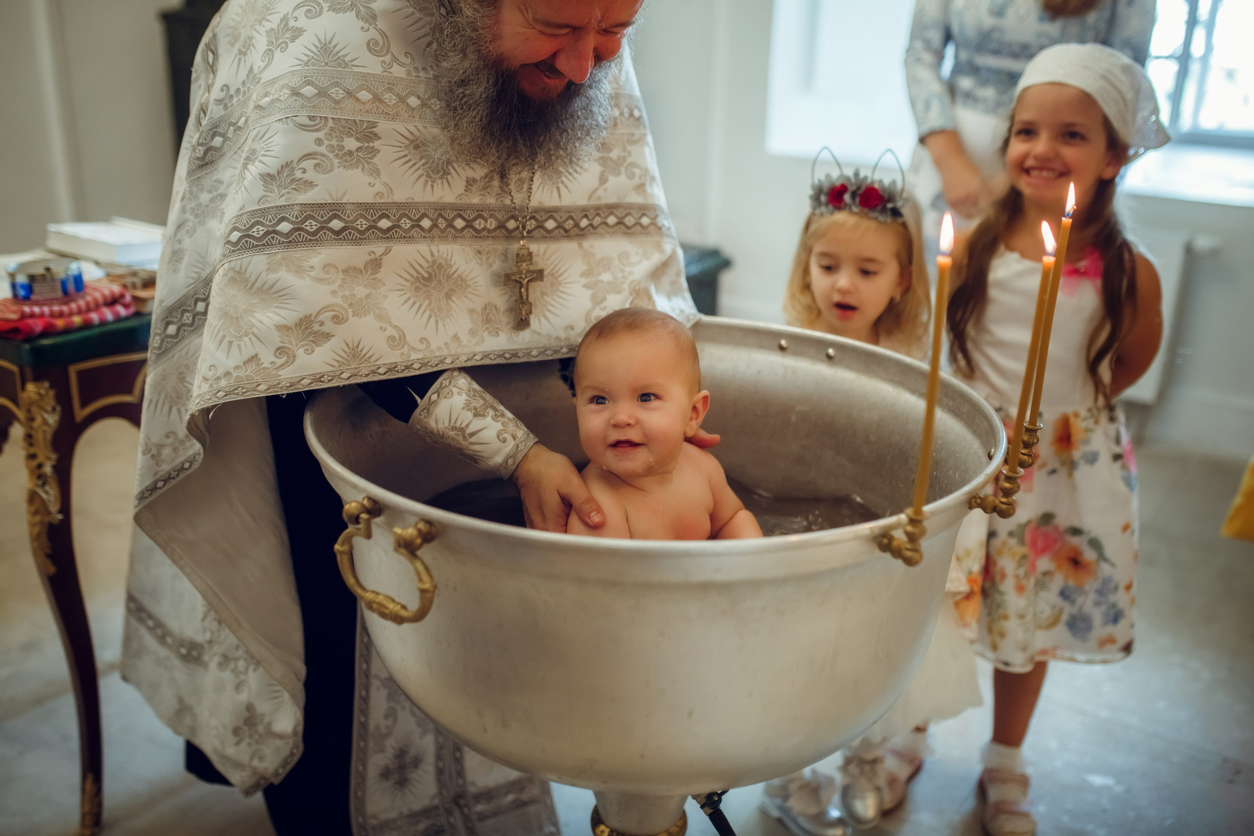 Крещение Эрнеста. Фотограф на Крещение, семейный фотограф в Москве