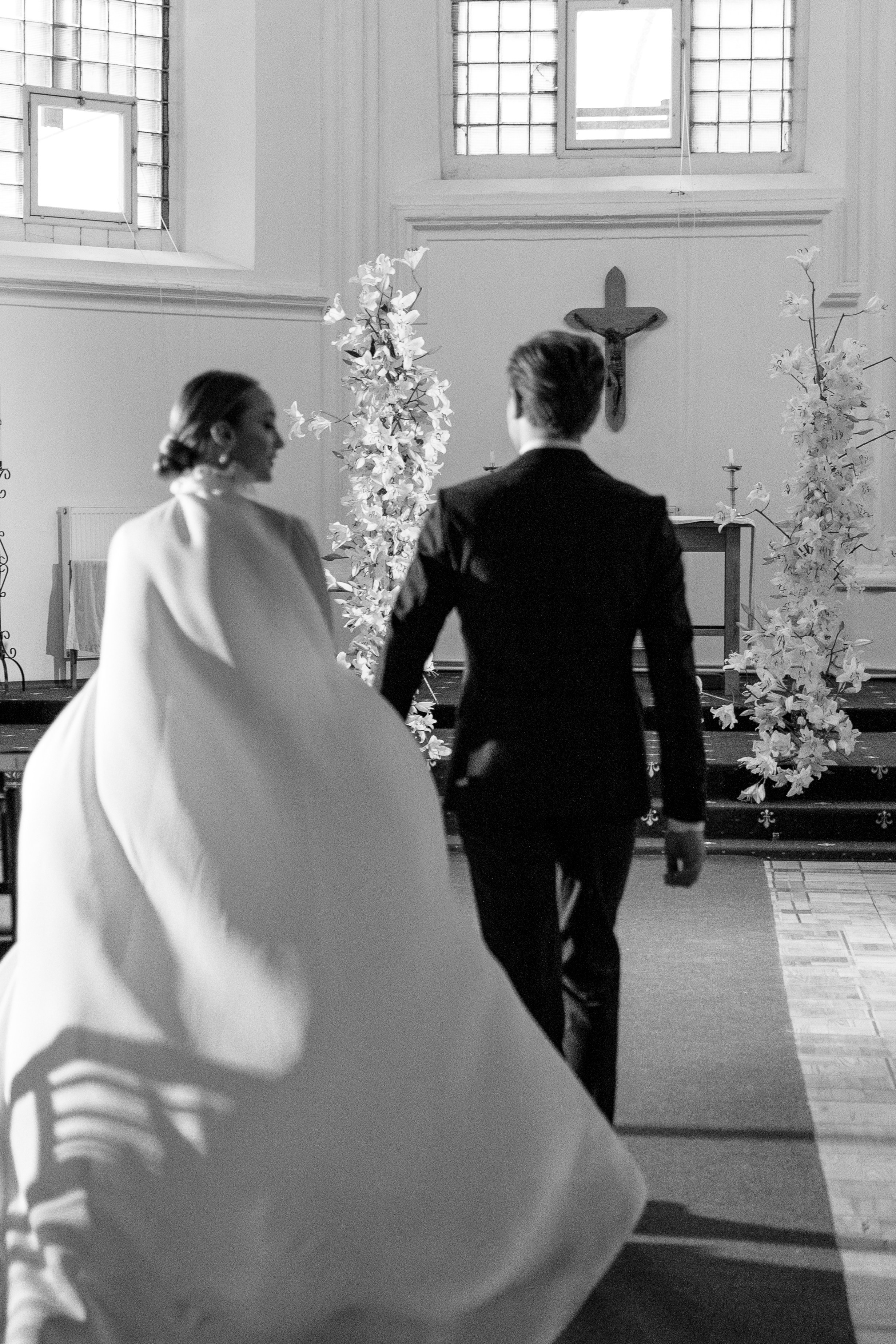 Съёмка в католической церкви. Свадебный фотограф Полина Панина