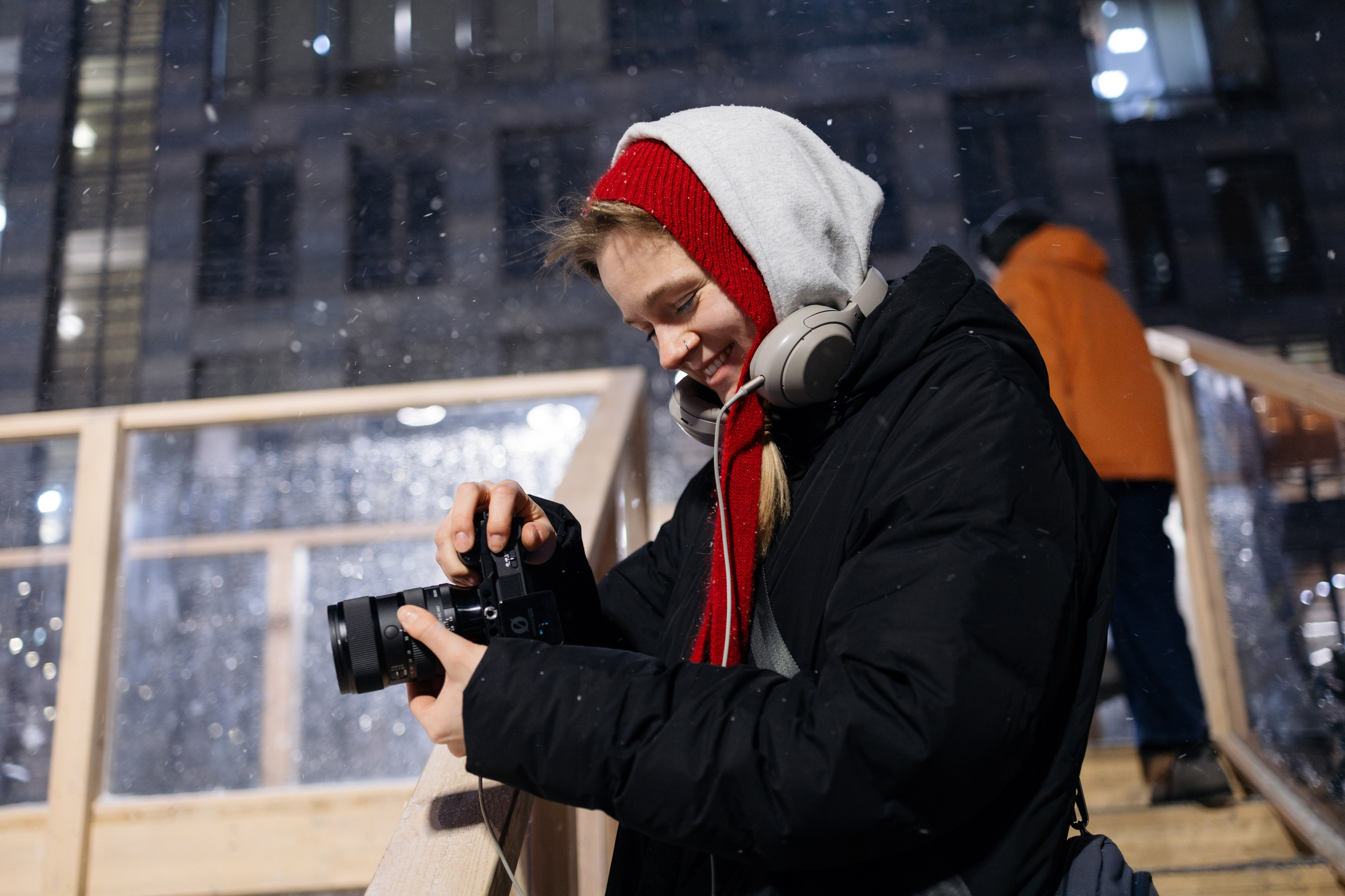Открытие катка Яндекса. Репортажный фотограф в Москве Лера Зиновьева