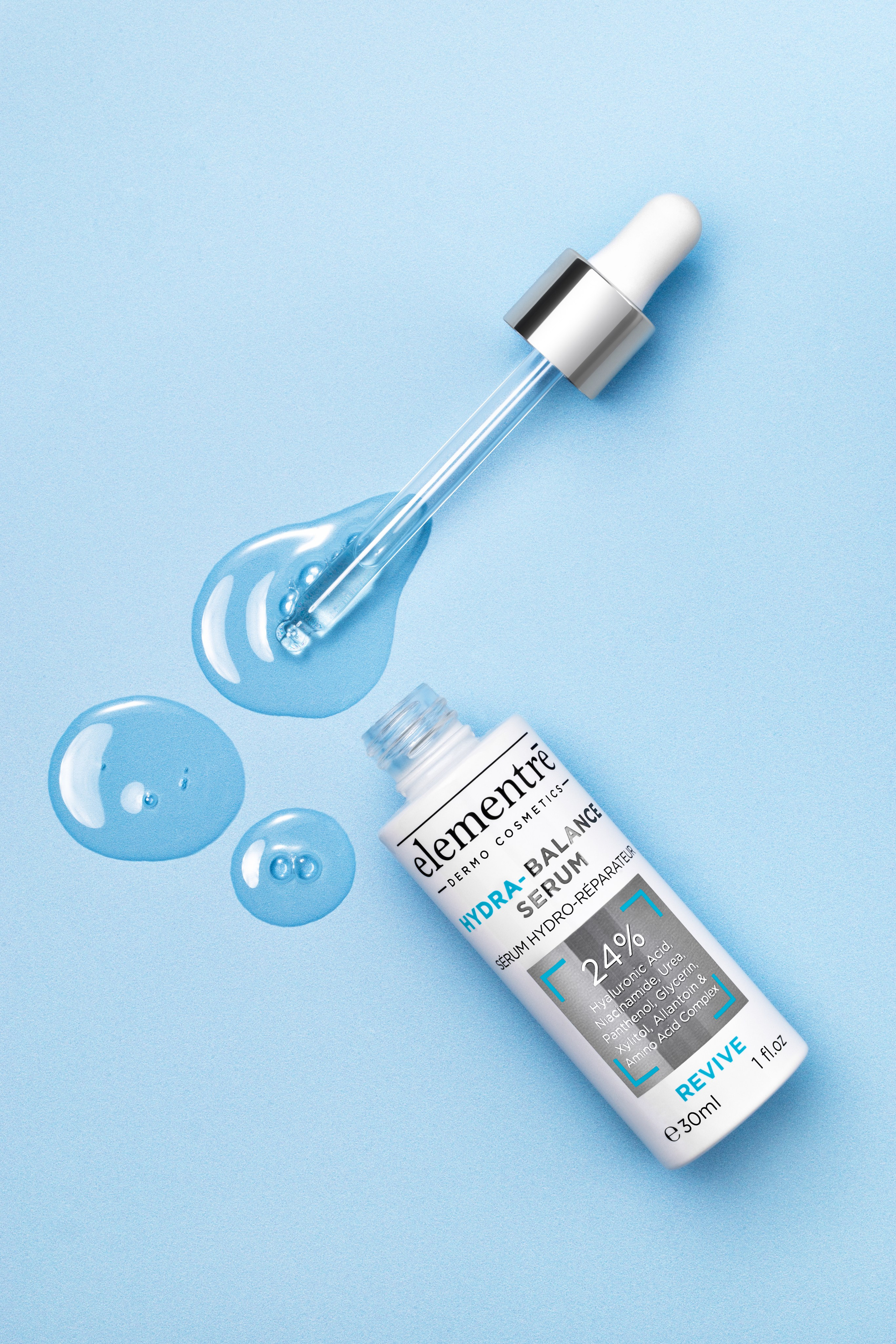 ELEMENTRE serum. Retouching, photo editing, portfolio retoucher