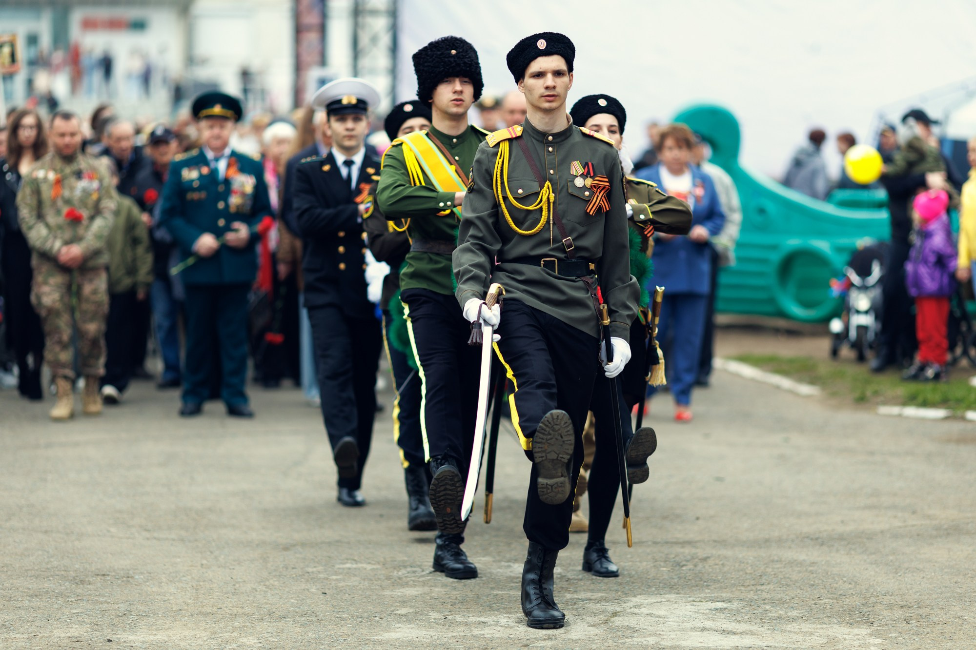 Празднование 80-летия победы над фашизмом. Славянка. Приморский край. Андрей Кровлин — фотограф в Славянке