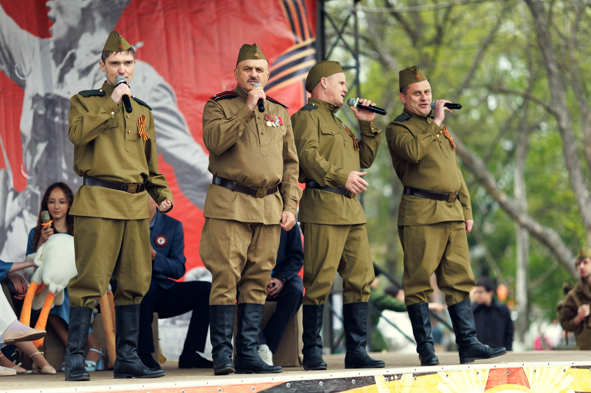 Празднование 80-летия победы над фашизмом. Славянка. Приморский край. Андрей Кровлин — фотограф в Славянке