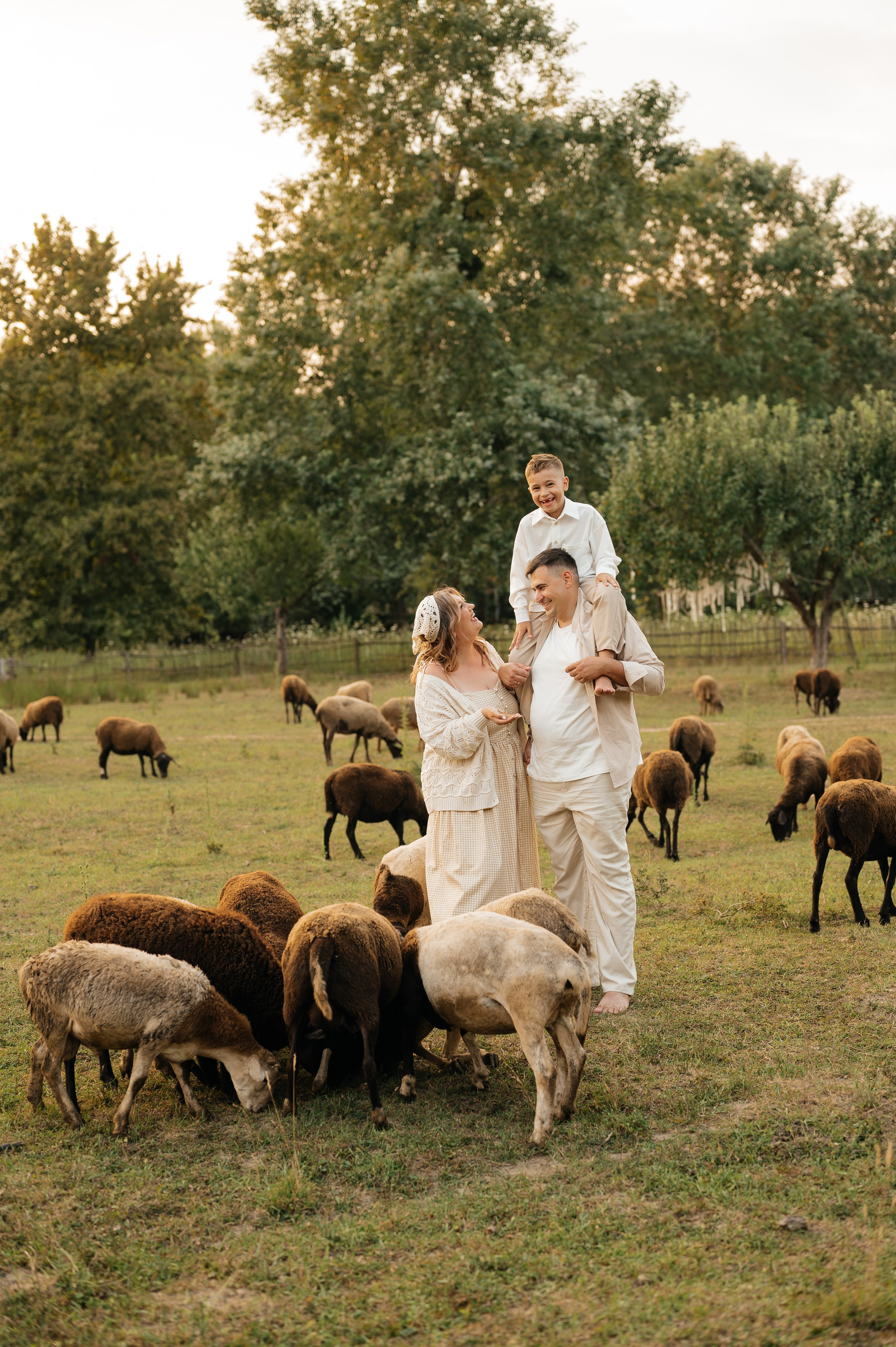 Семейная фотосессия на ферме. Свадебный и семейный фотограф в Краснодаре Алина Мельник