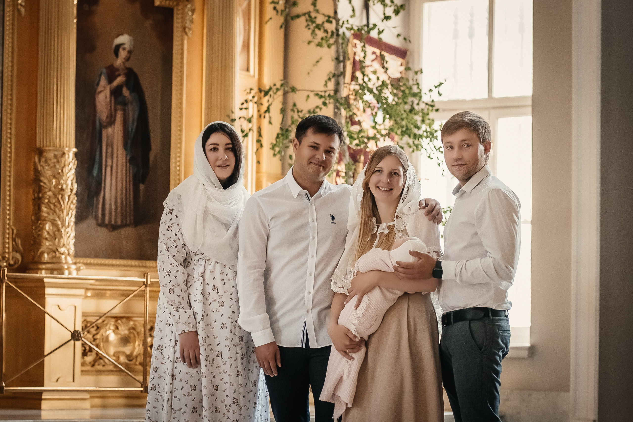 Крестины Ирины //// Храм святых апостолов Петра и Павла. Семейный и детский фотограф в Туле