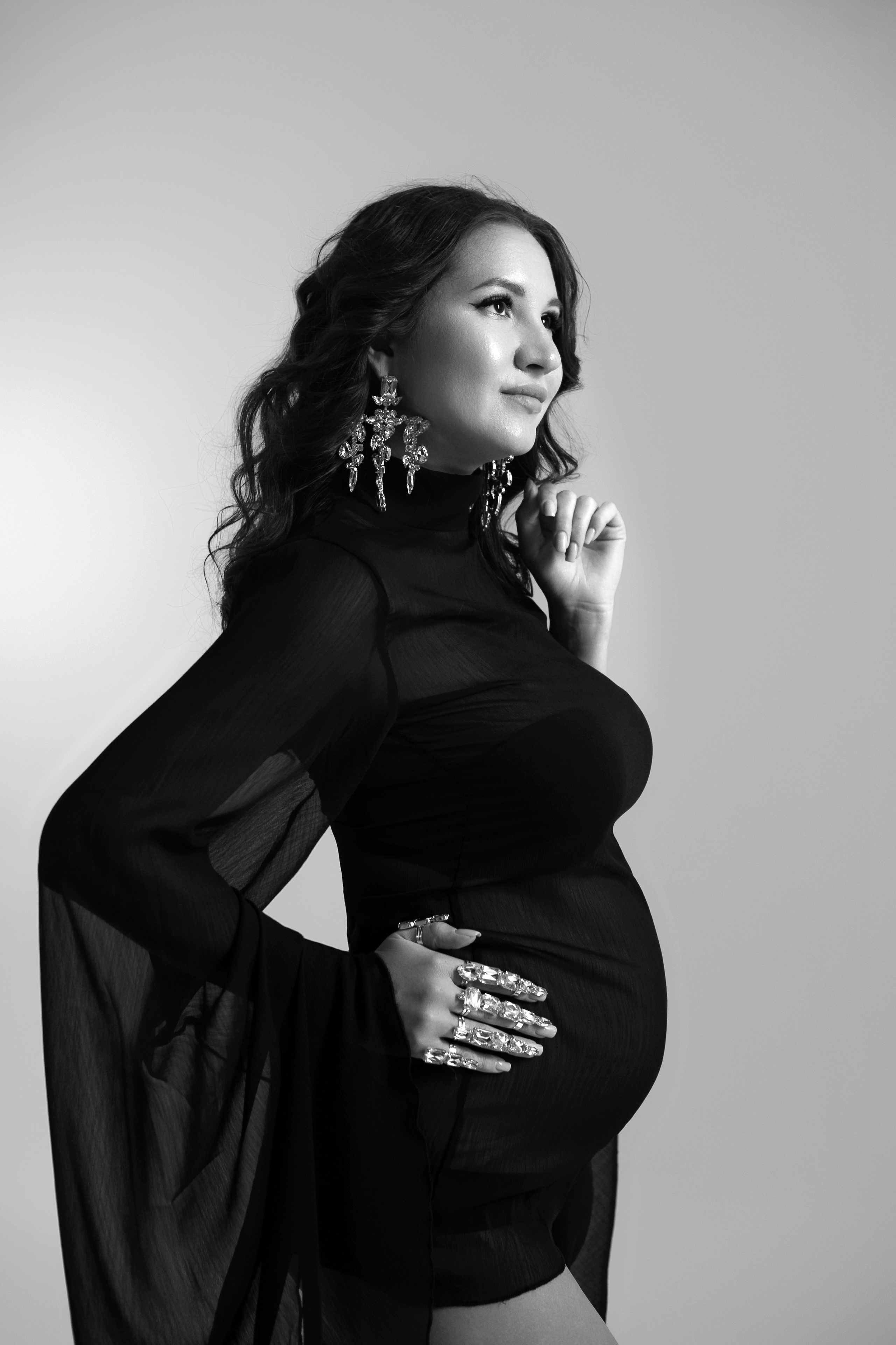 Туника черная. Фотограф Анна Качан