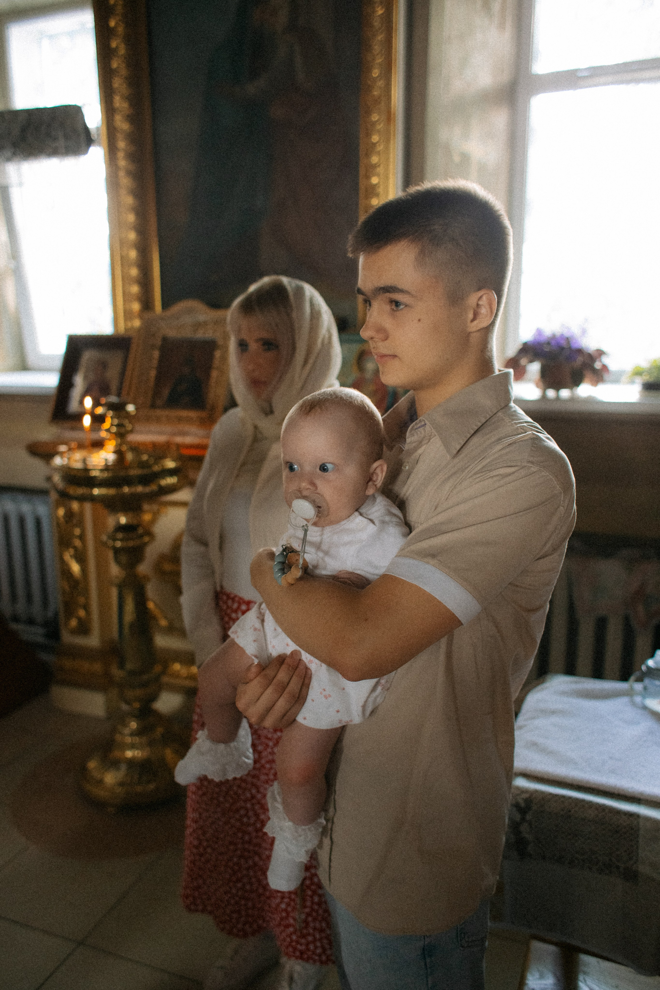 Крещение малышки Мии. Семейный фотограф Виктория Потехина Москва