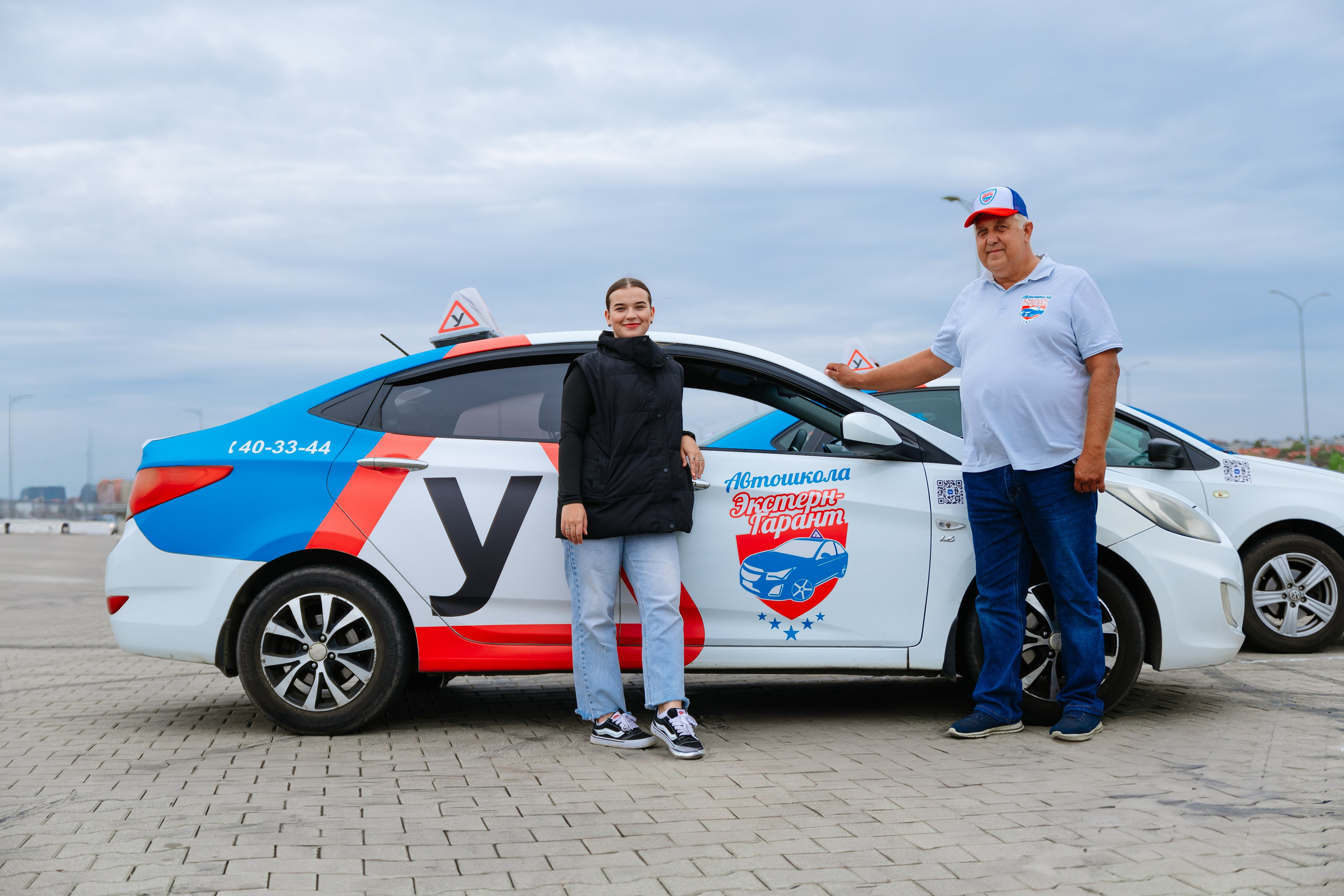 Extern-Garant Driving School. Content shooting. KRIS KRUPINNIKOVA