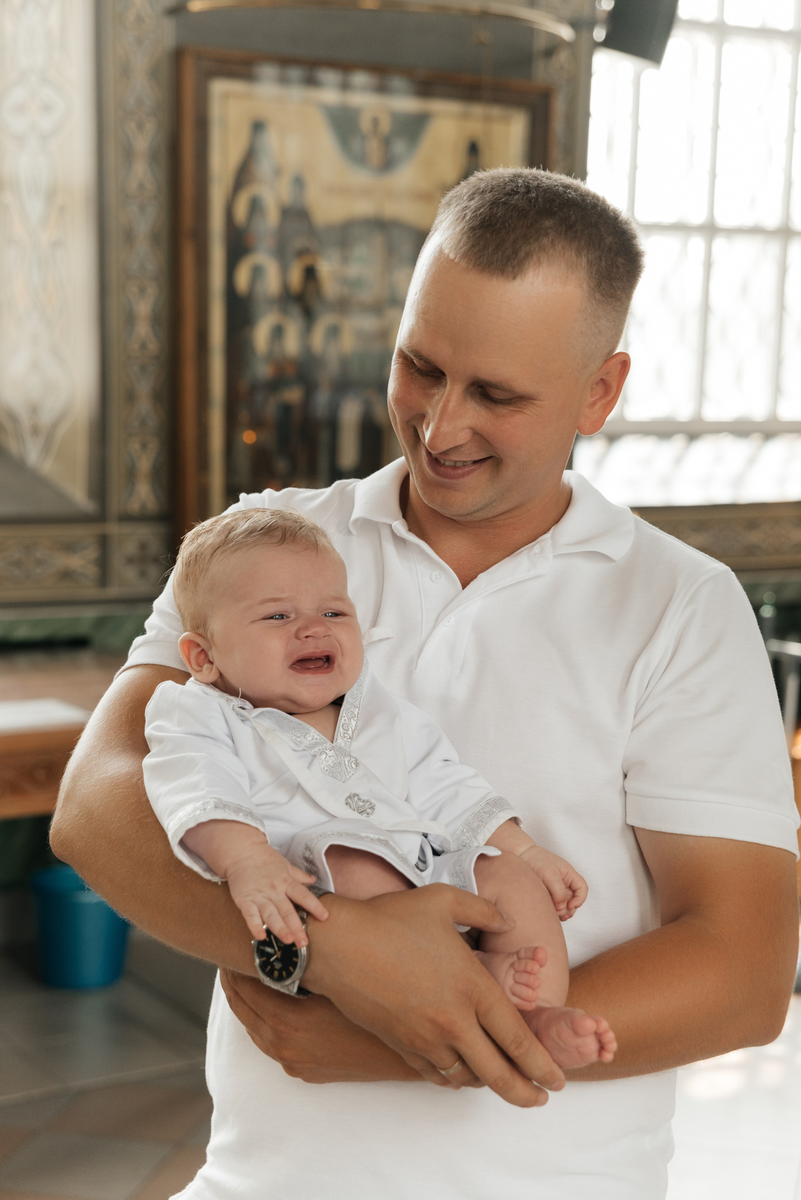 Таинство крещения Артёма. Фотограф Елена Кучук