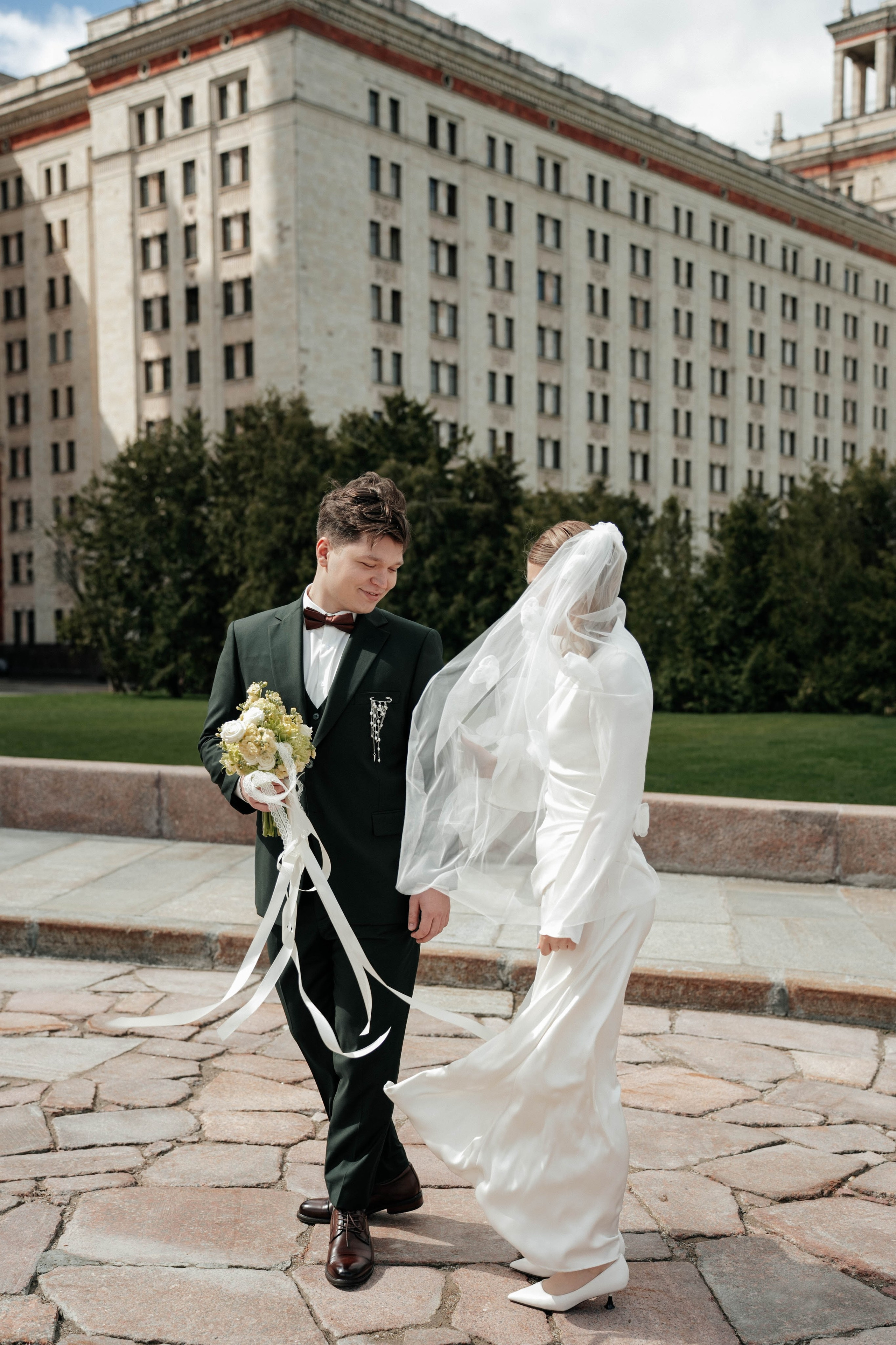 Евгений и Анастасия / Особняк Спиридонова, МГУ. Свадебный фотограф Москва Александра Аверкова