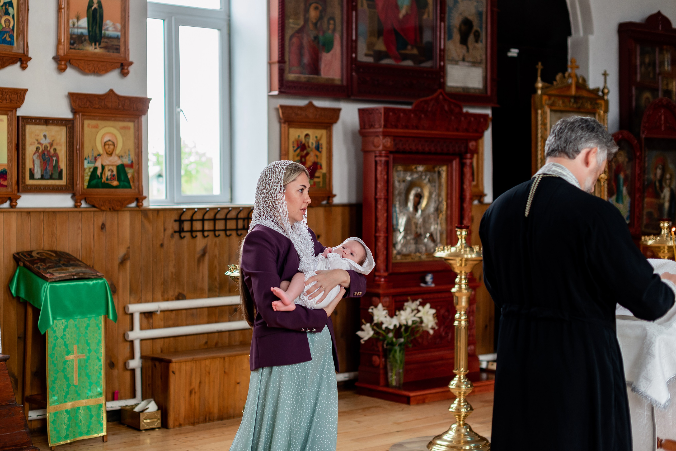 Крещение Ксении. Фотограф Татьяна Иванчикова