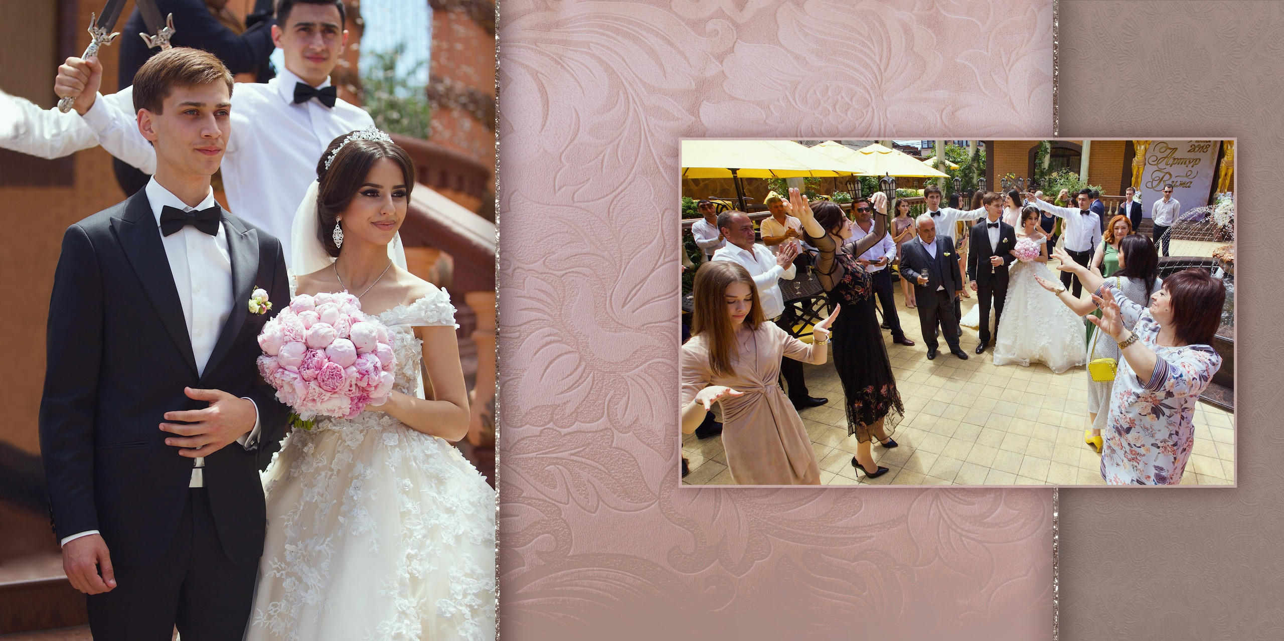 Свадебная фотокнига. Фотограф Кирсанова Наталия. Фотохудожник Наталия Кирсанова