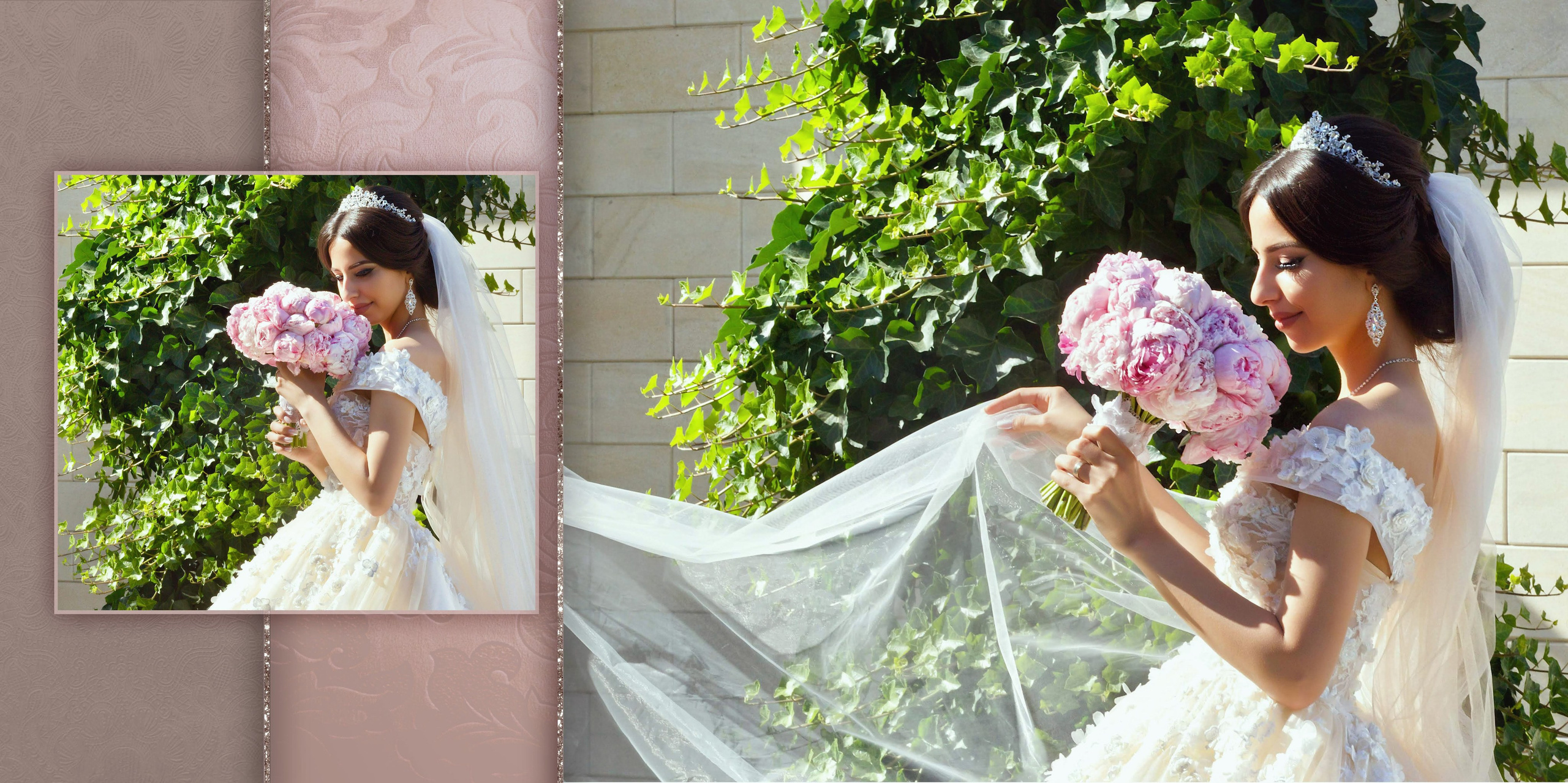 Свадебная фотокнига. Фотограф Кирсанова Наталия. Фотохудожник Наталия Кирсанова