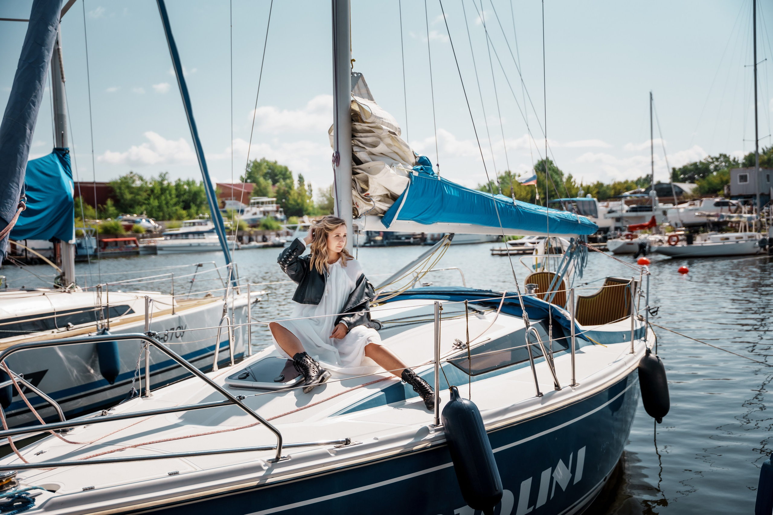 На яхте. Ольга Плаксина фотограф в Саратове