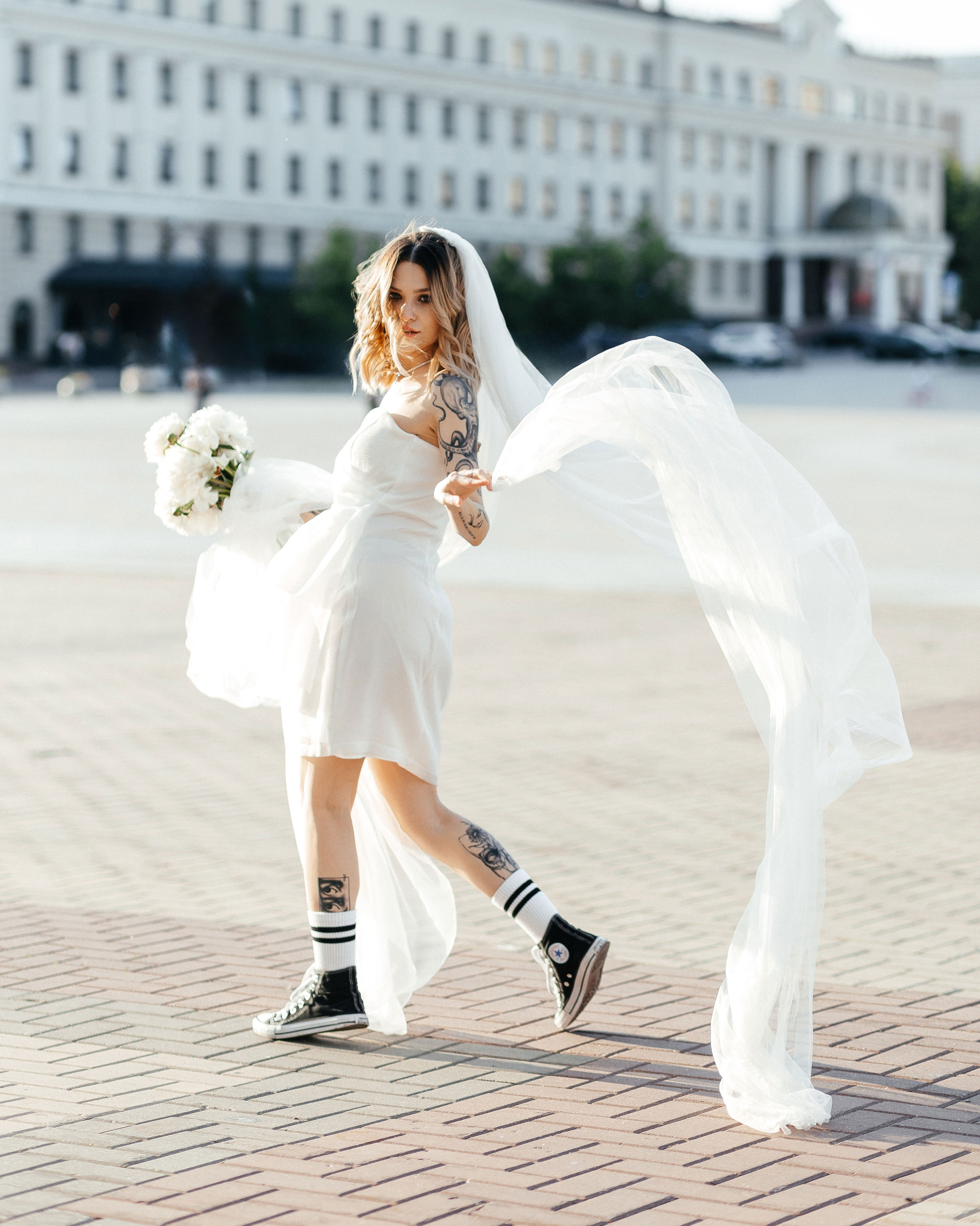 Необычная съемка невесты