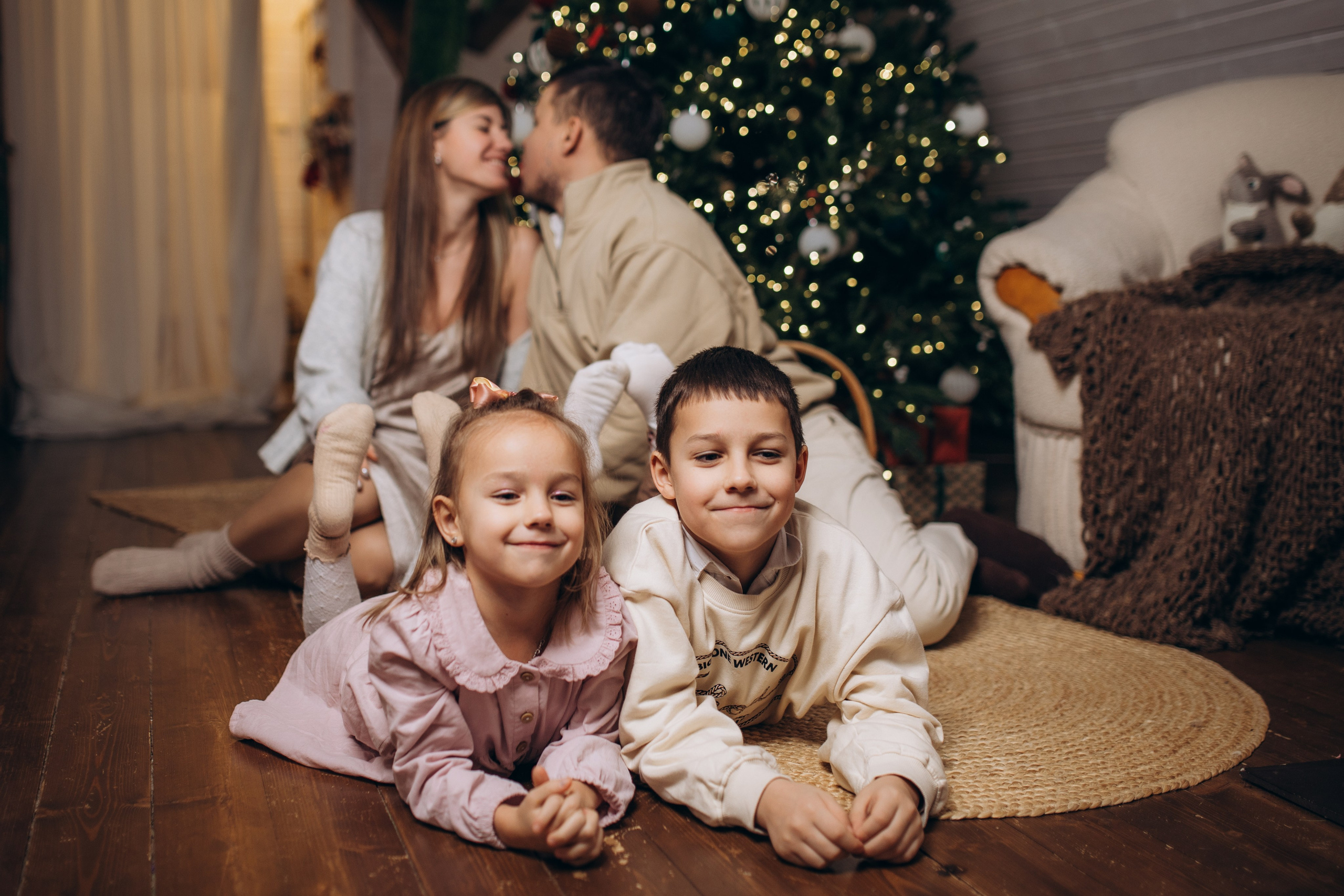 Лика, Саша и малыши. Семейный и домашний фотограф в Москве и МО Королева Валерия