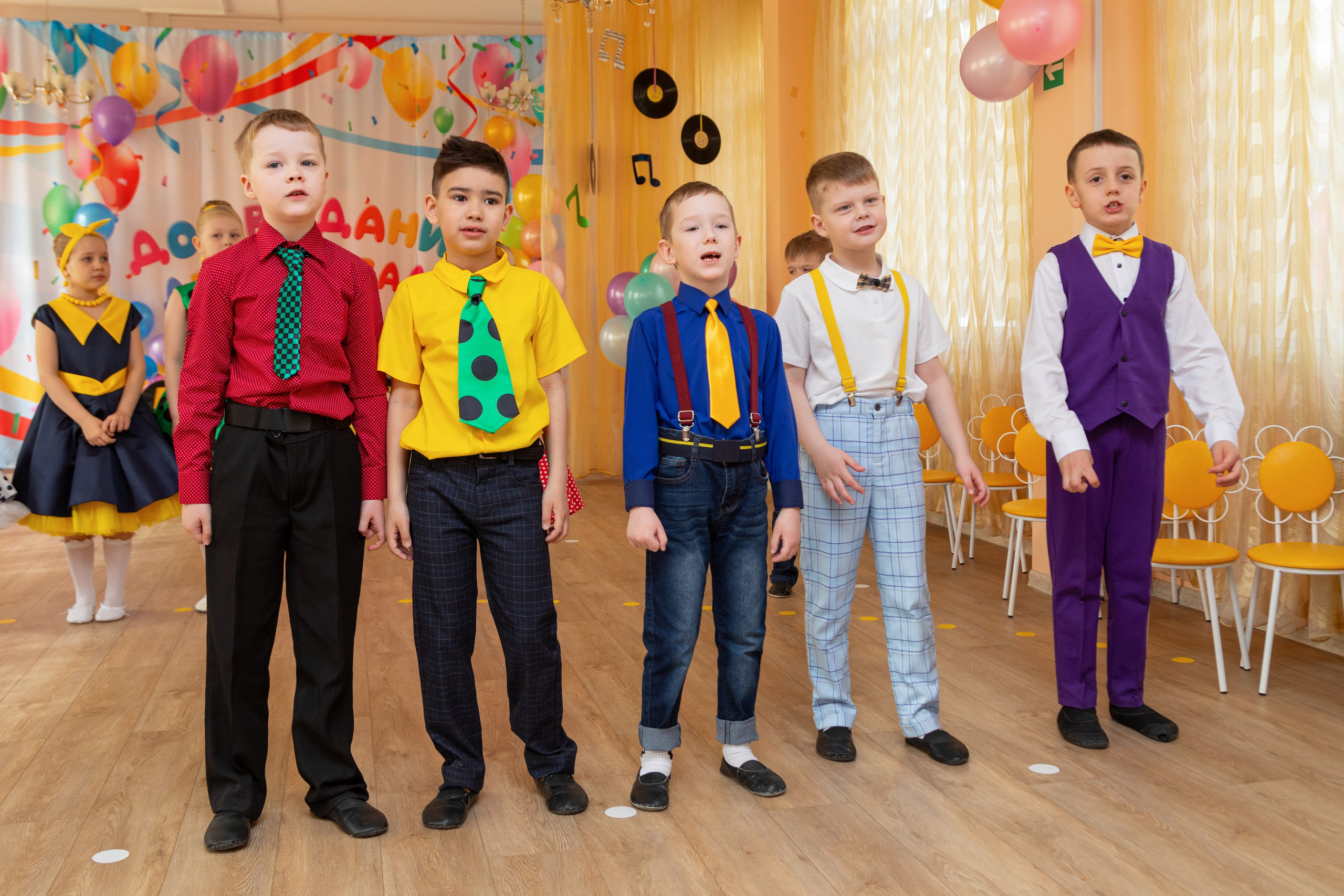 Выпускной в детском саду. Стиляги. Детский и контент фотограф Надя Волкова Санкт-Петербург