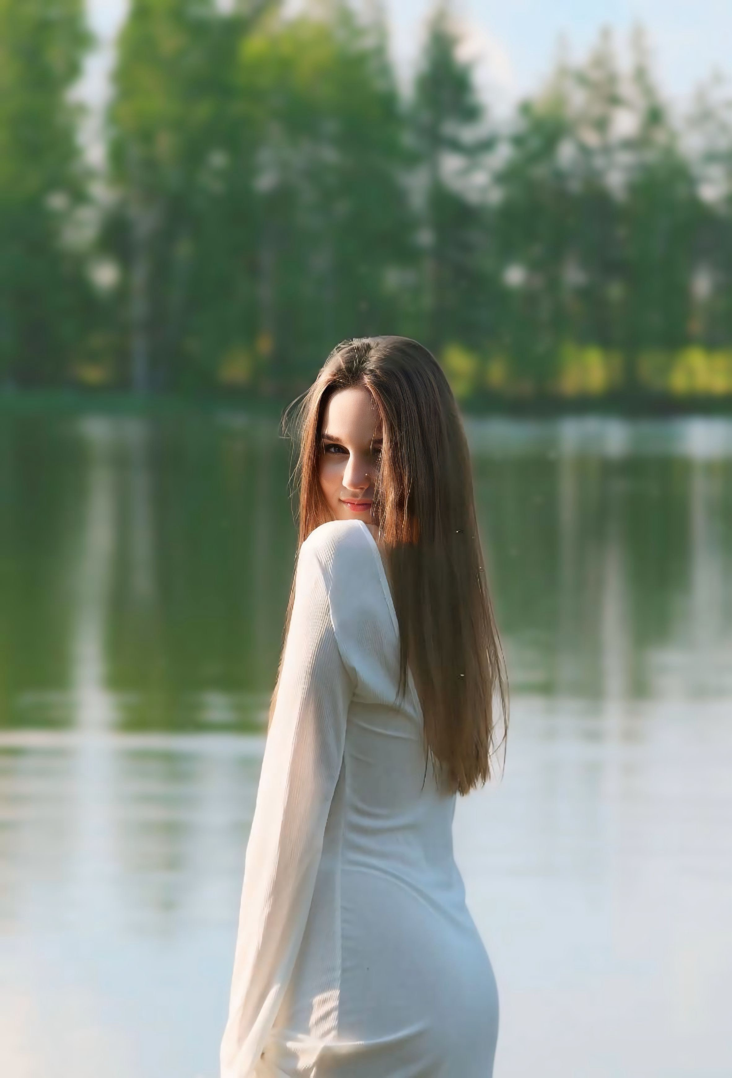 Съемка у озера