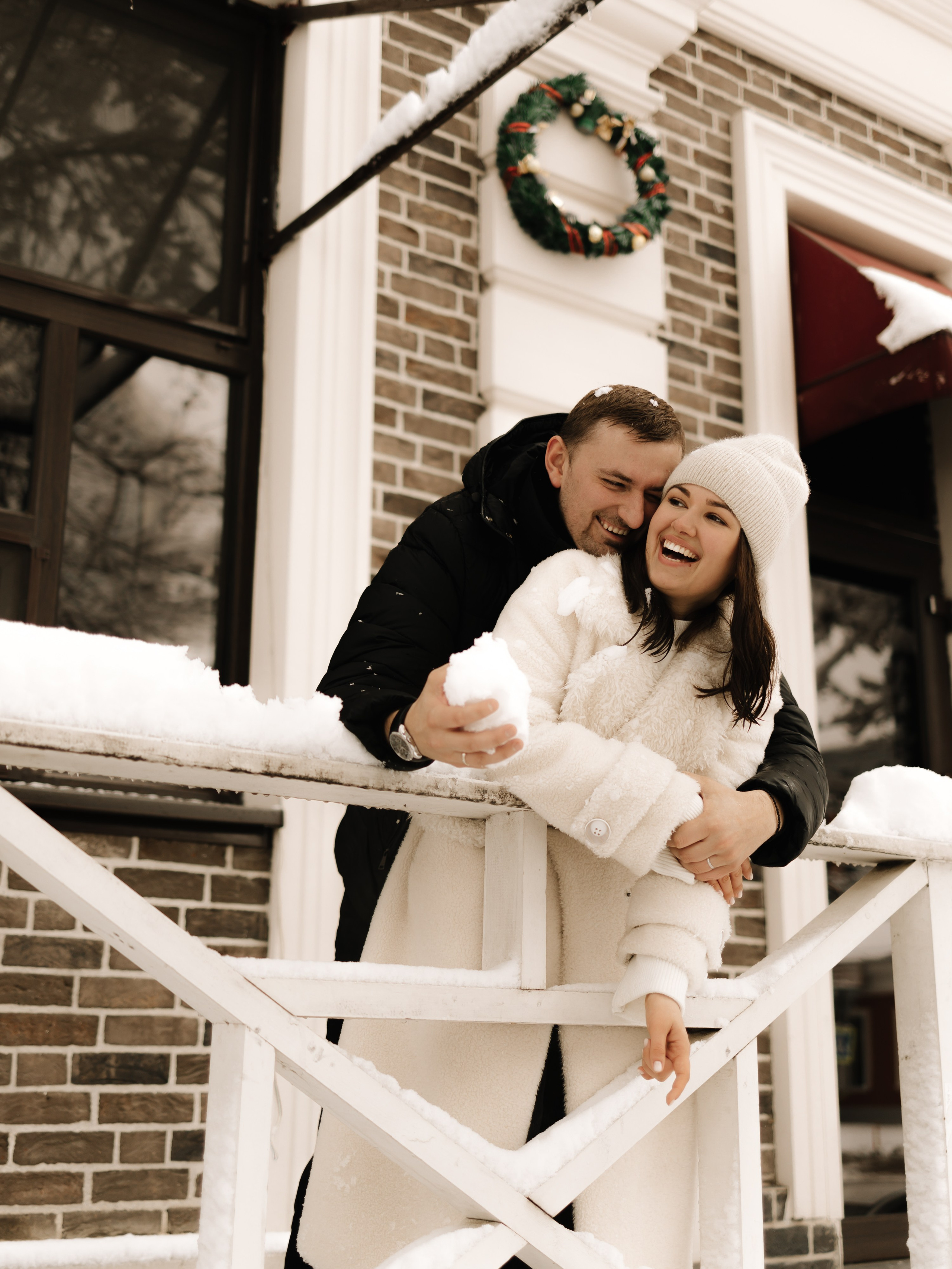 Артём и Ксюша. Зима. Семейный фотограф в Краснодаре Храмова Анна