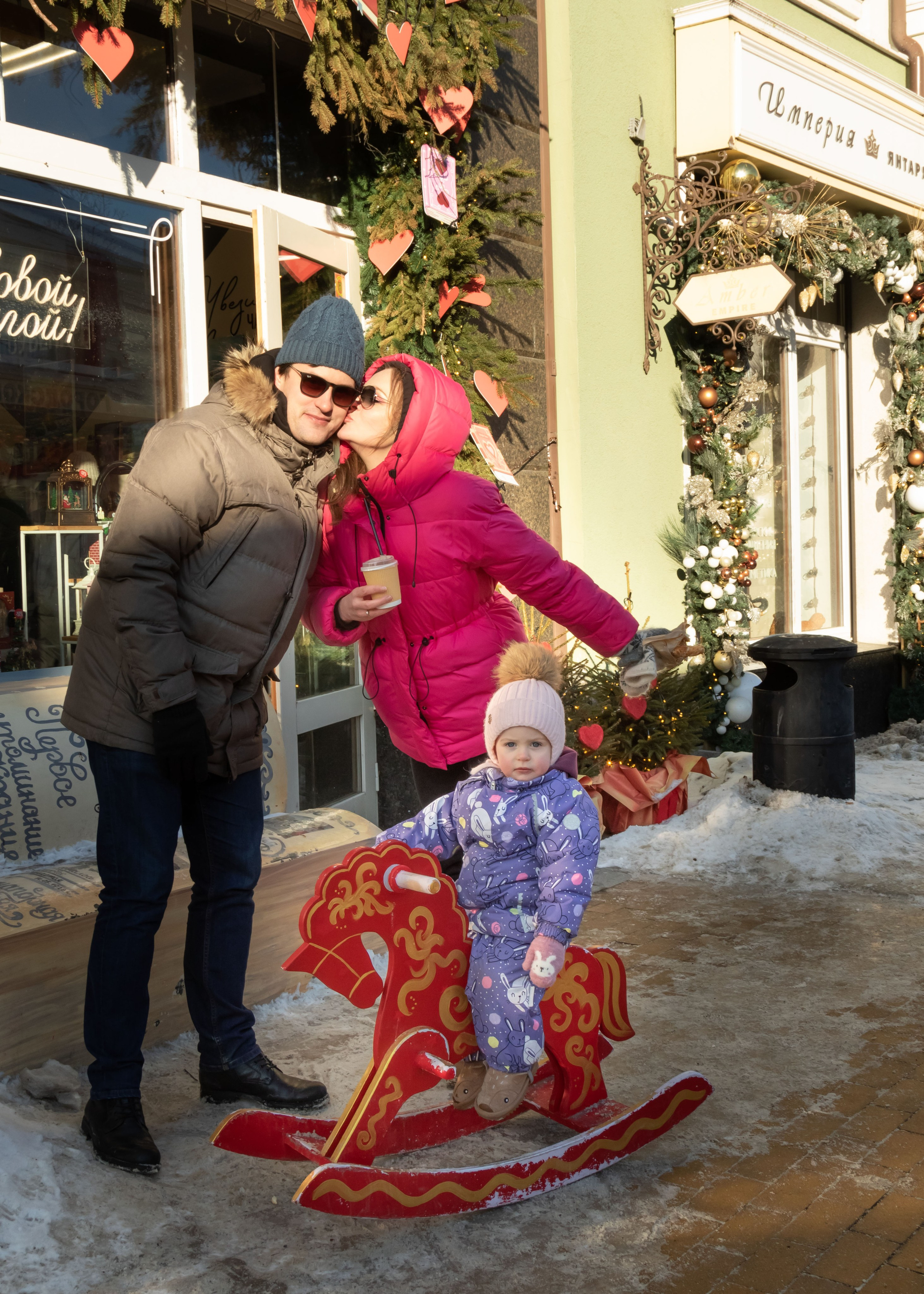 Такой снежный Зеленоградск. Fotografin in Zelenogradsk Liana Sopina