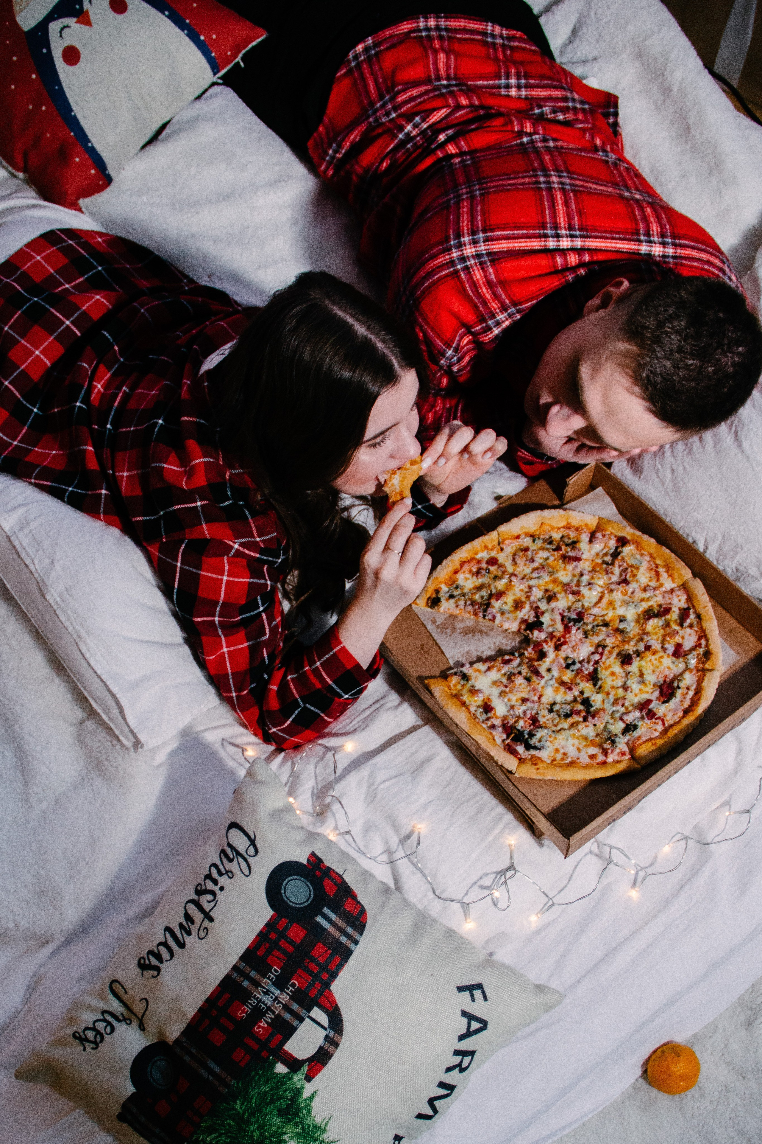 Новогодний кинотеатр. Фотограф Москва — личные фотосессии, лавстори в студии