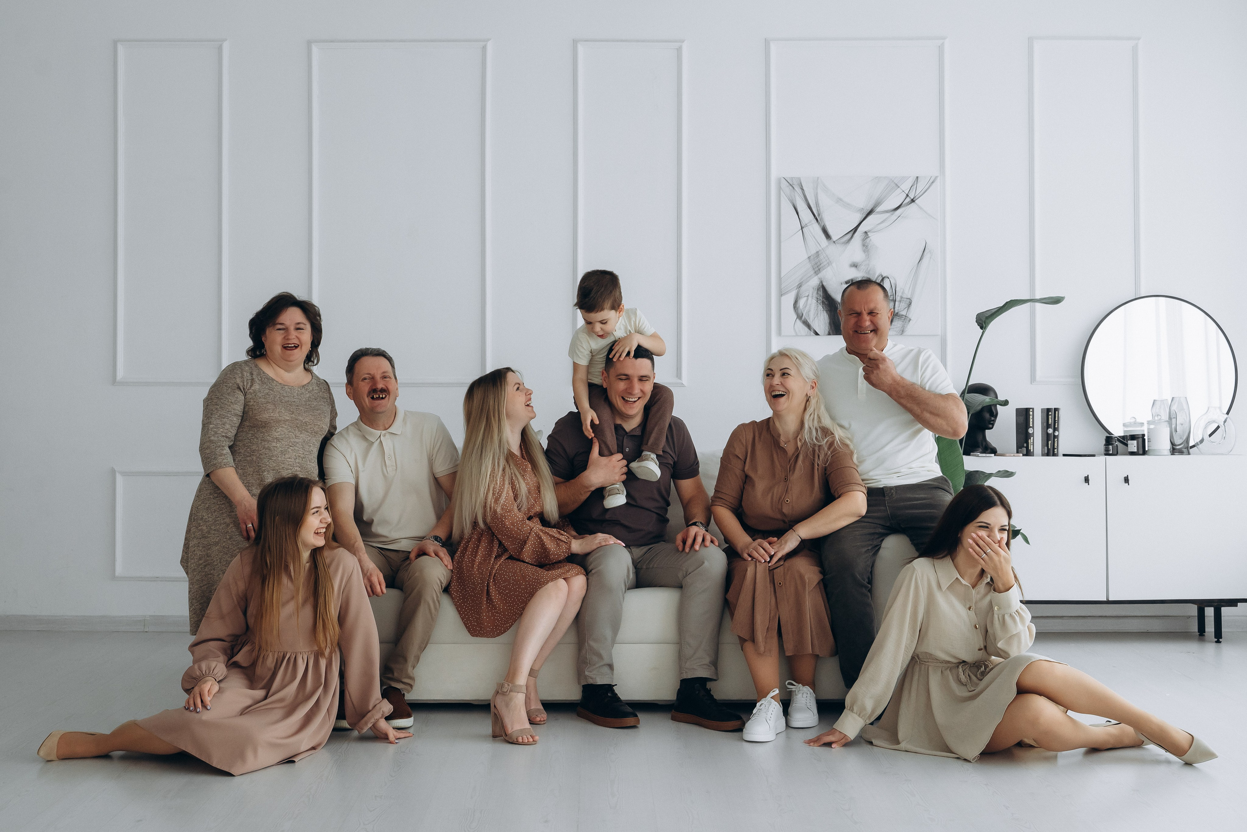 Фотосессия большой семьи. Семейный фотограф в Минске Дарья Дреко