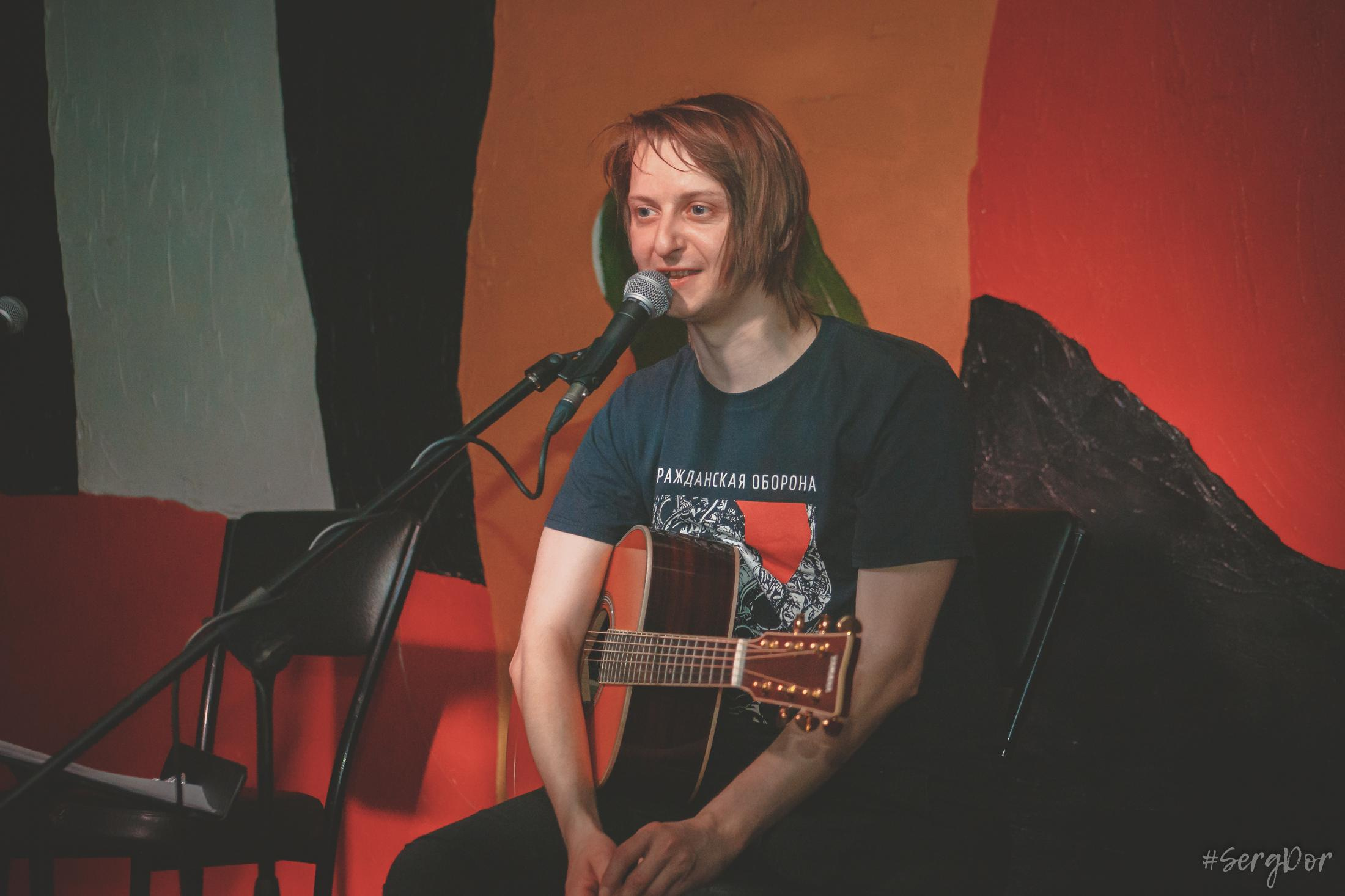 Лёва Сазонов, Dругой Ветер, акустика, клуб Ящик, Другой Ветер, чужие песни, Рейд, Наконечный, 03.04.2022, SergDor, 3 апреля 2022 года, #SergDor