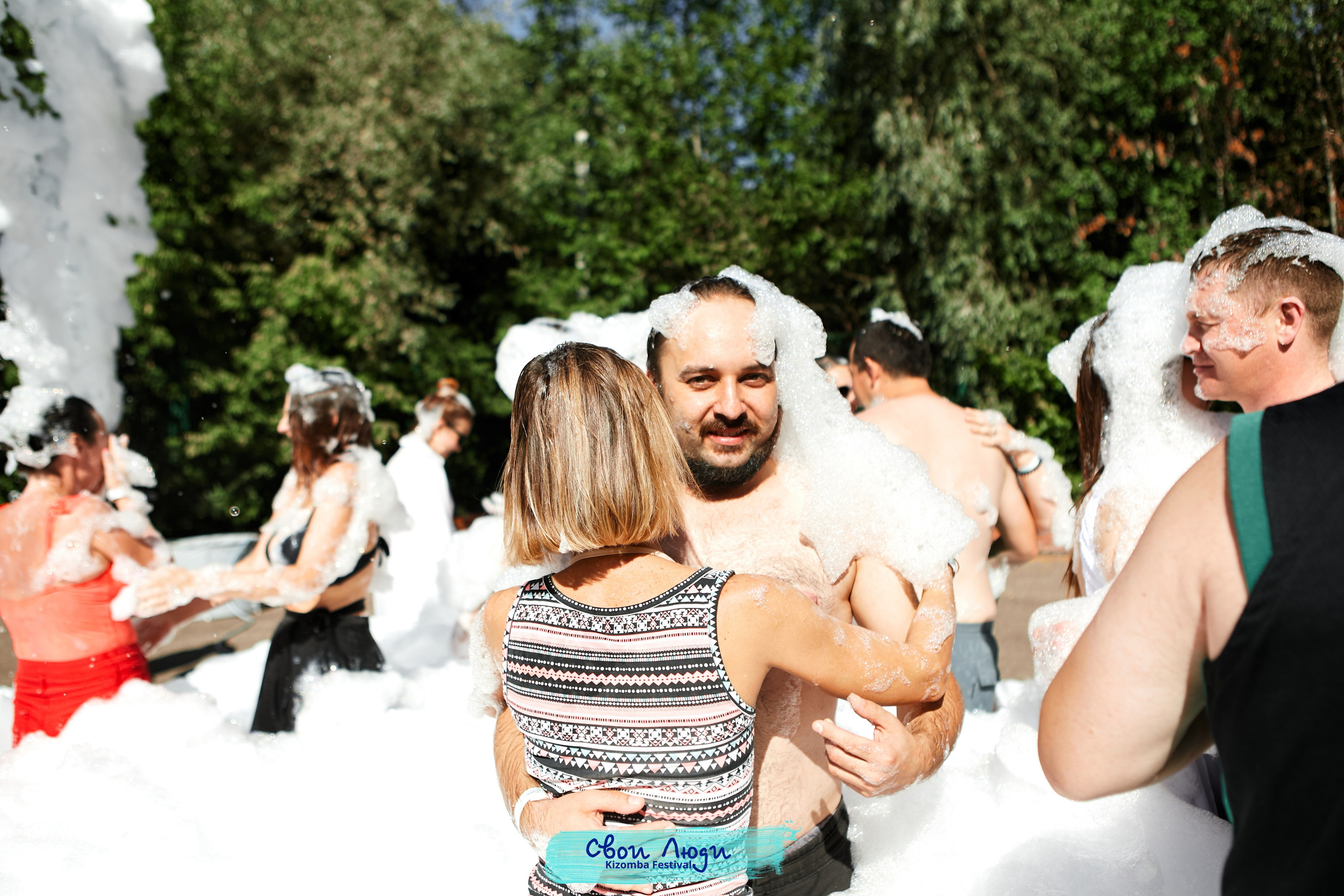 Foam party. Свадебный фотограф