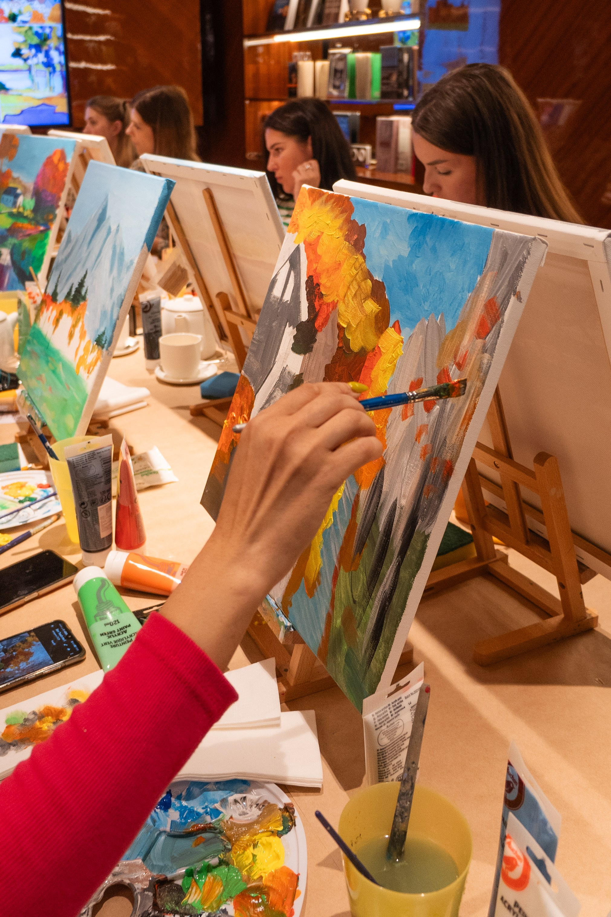 Корпоратив Teach Me Art 3. Портретный фотограф в Москве и Санкт-Петербурге Арина Чех