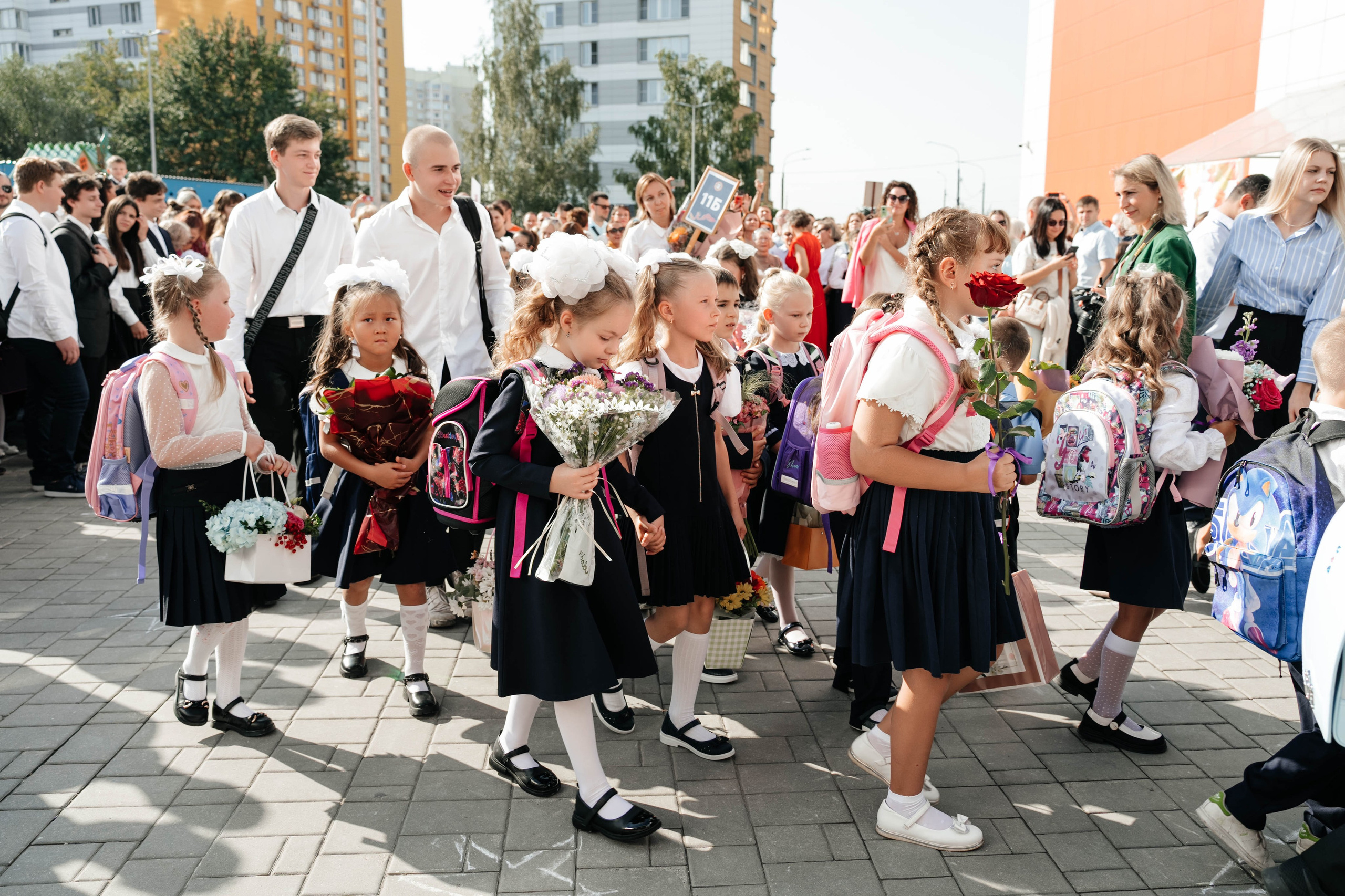 1 сентября, 1-й класс. Свадебный фотограф Москва Александра Аверкова